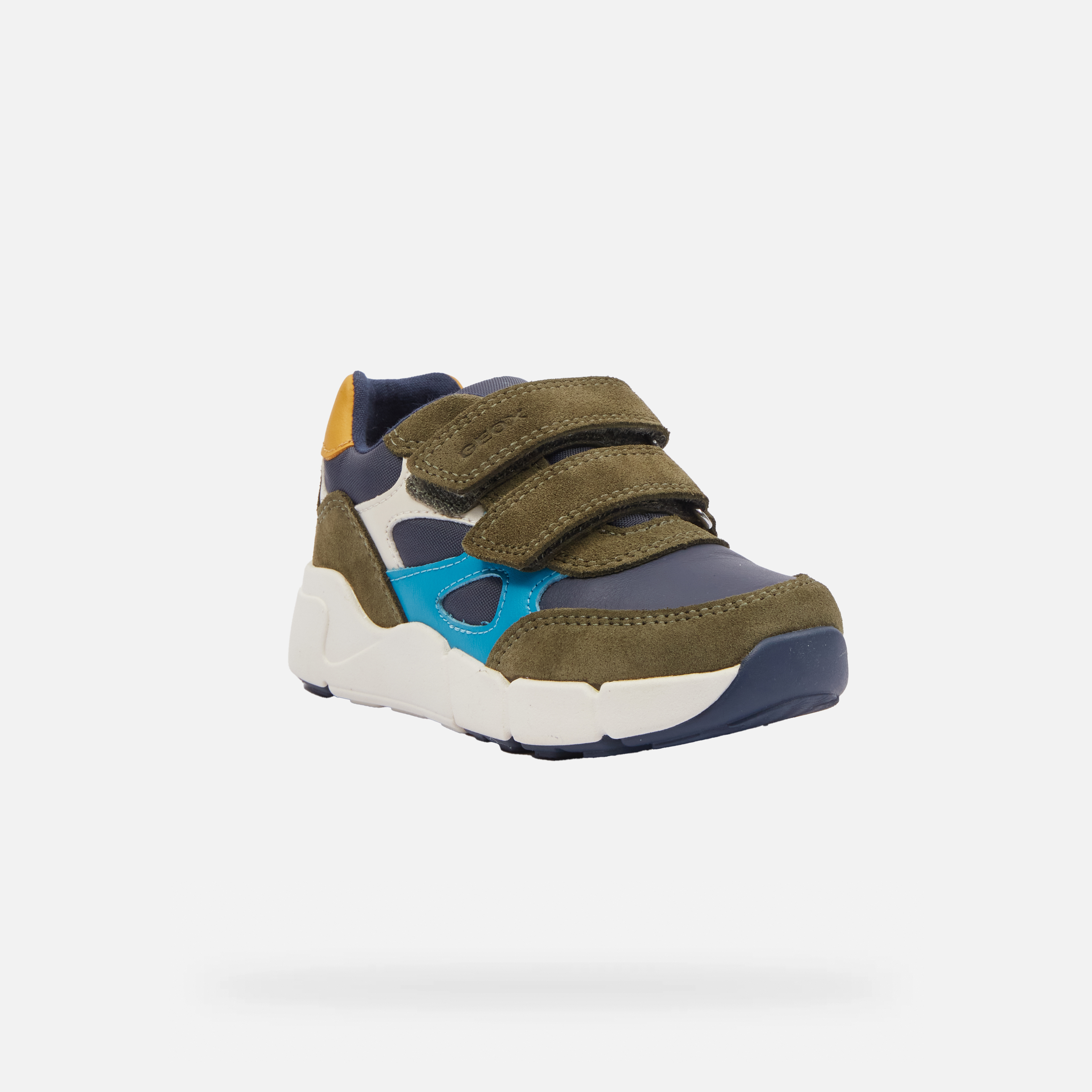 Khaki boys' shoes for the first steps Geox Flexyper Mini Boy - Boys