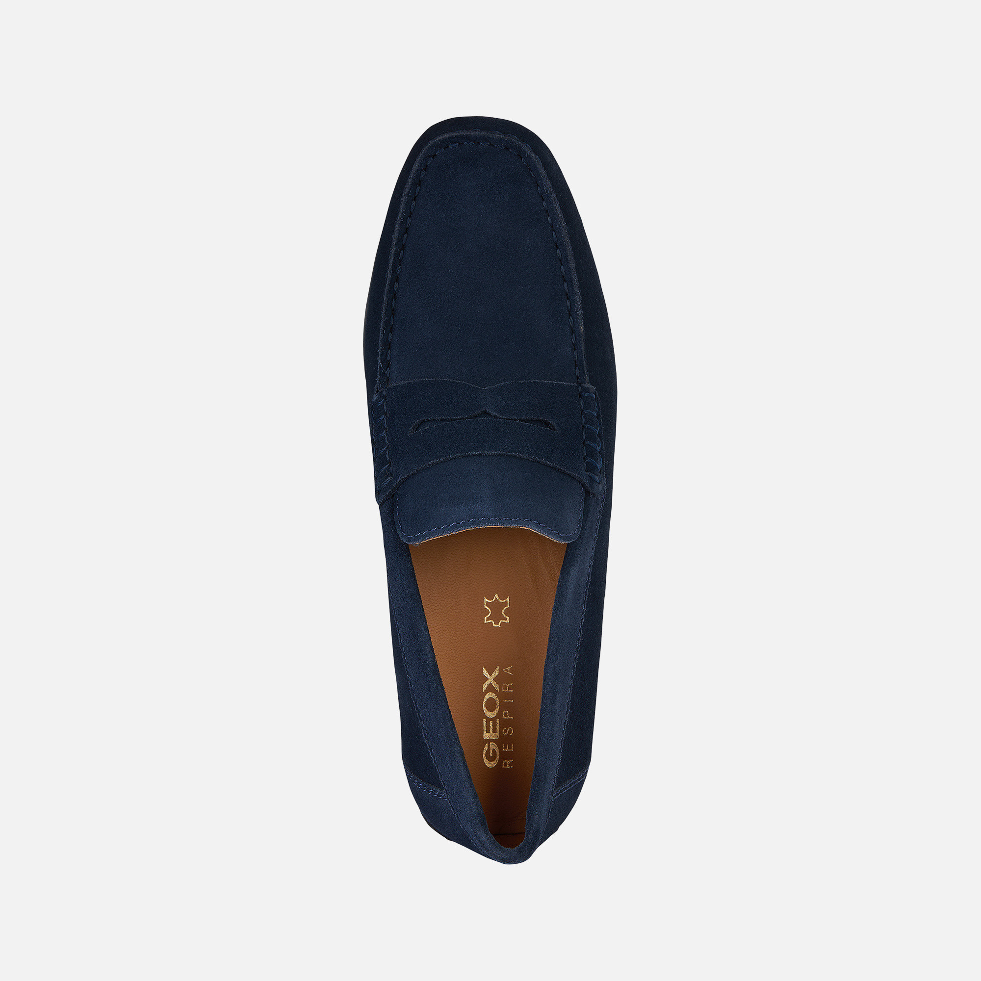 Dark blue men&#039;s moccasins Geox Kosmopolis + Grip - Men&#039;s