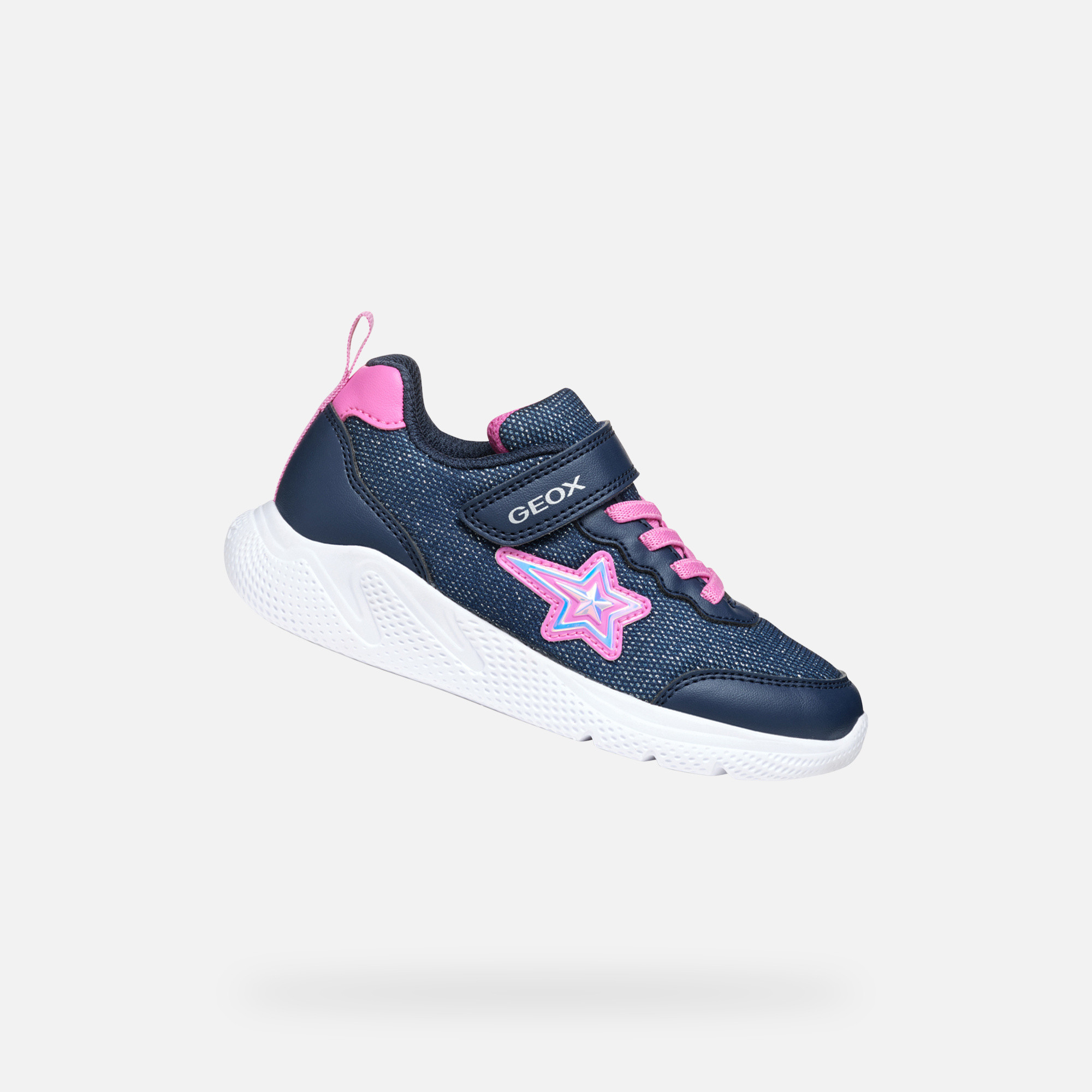 Dark Blue Girls Sneakers Geox Sprintye - Girls