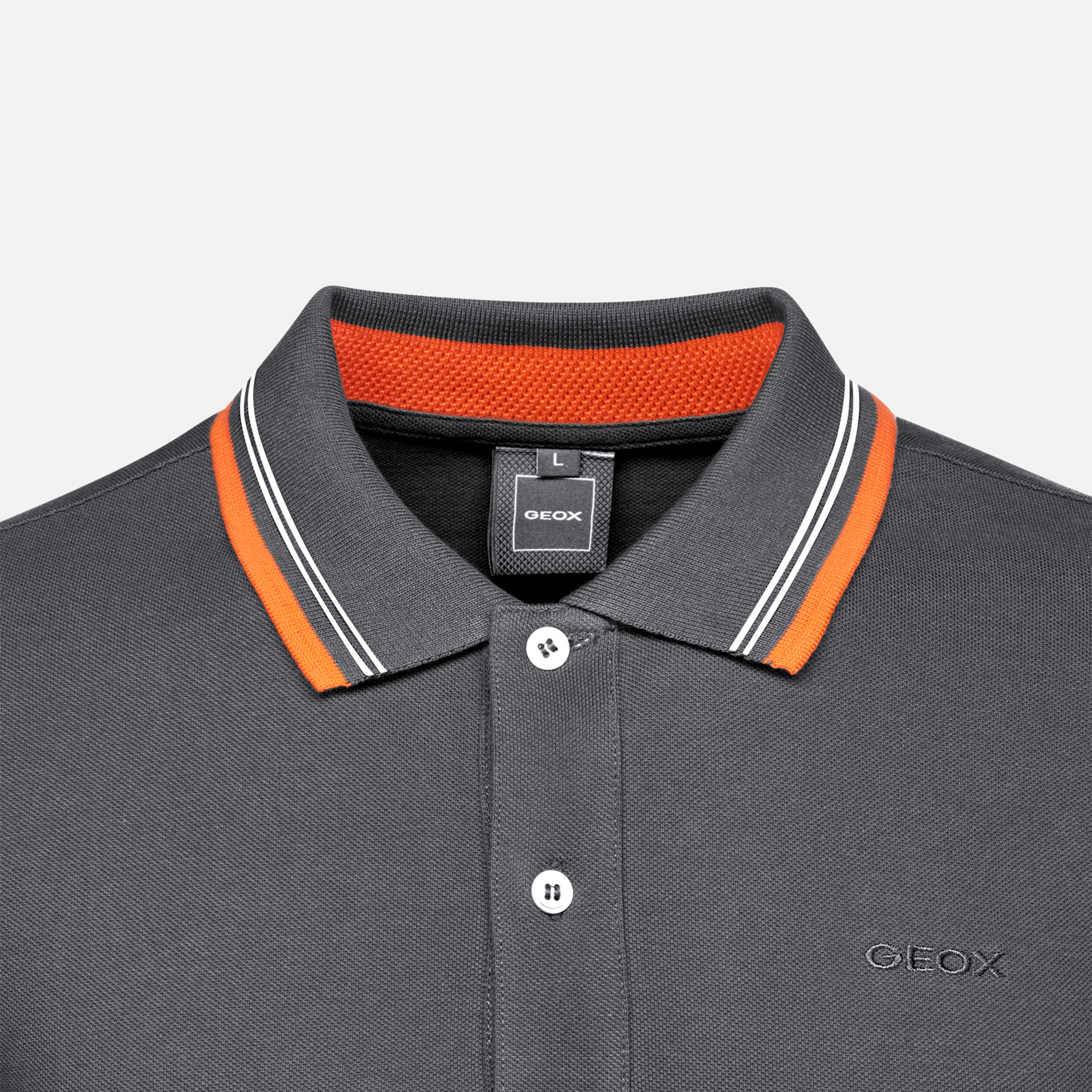 Dark grey men&#039;s T-shirt Geox - Men&#039;s