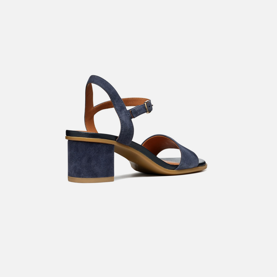 Dark blue women&#039;s sandals Geox Aurely 50 - Women&#039;s