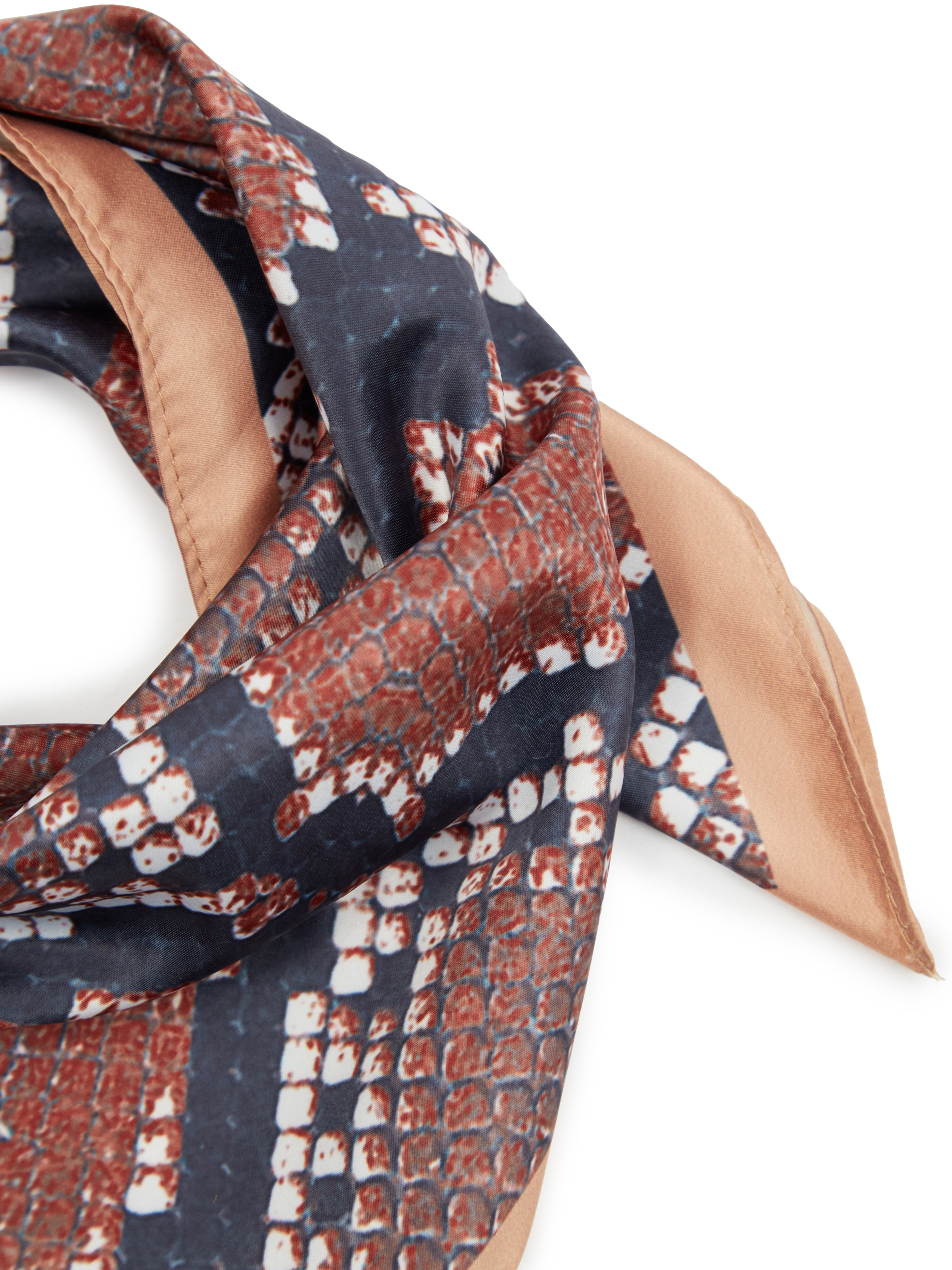 Brown women&#039;s patterned scarf ORSAY - Women&#039;s