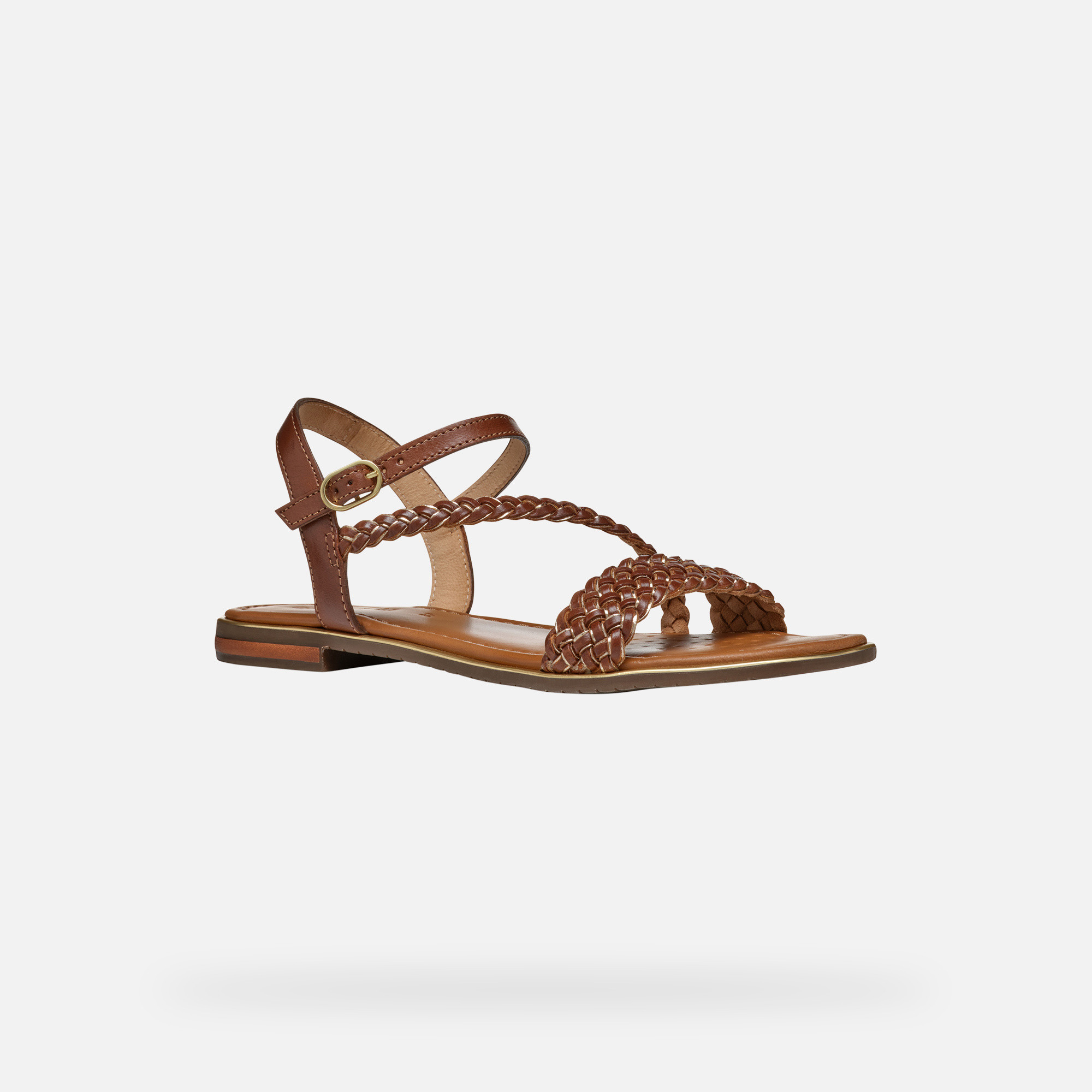 Light brown women&#039;s sandals Geox Sozy Plus - Women&#039;s