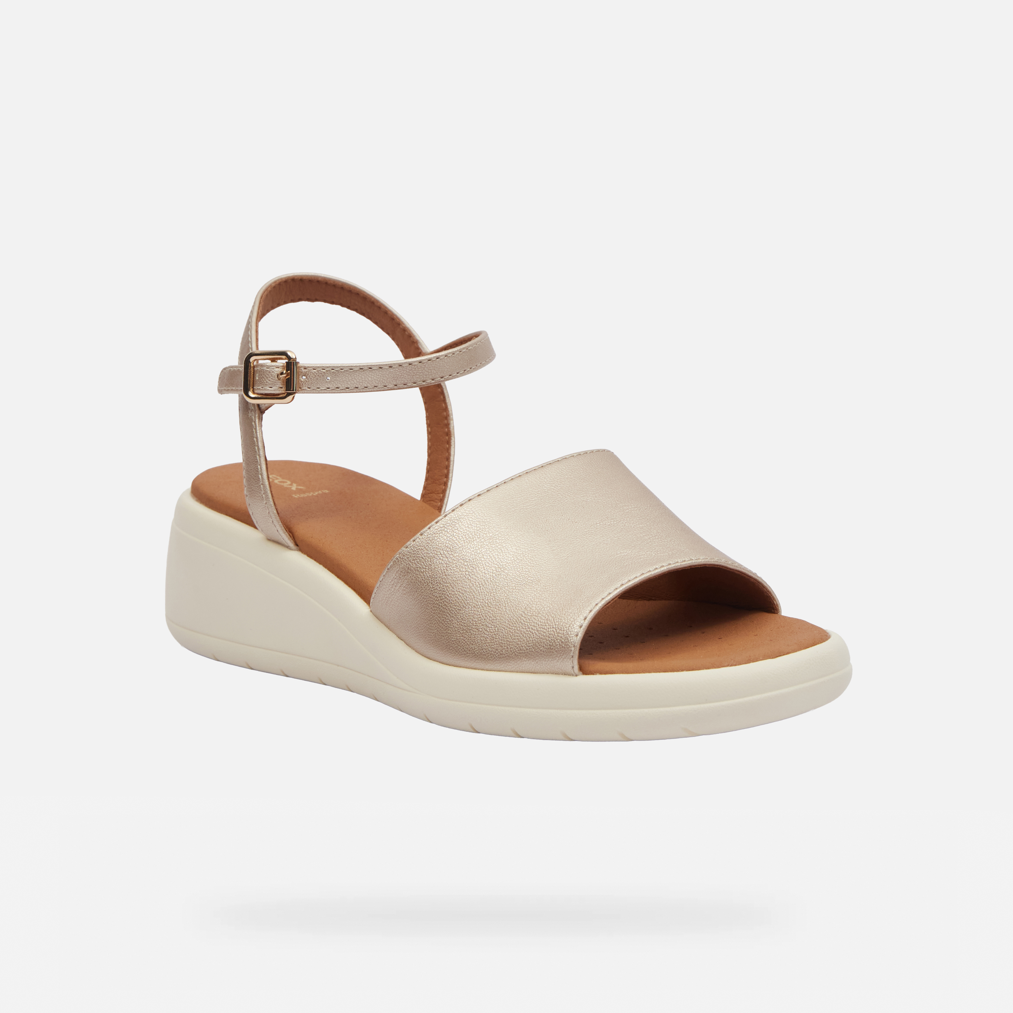 Gold women's sandals Geox Meliconia - Women's
