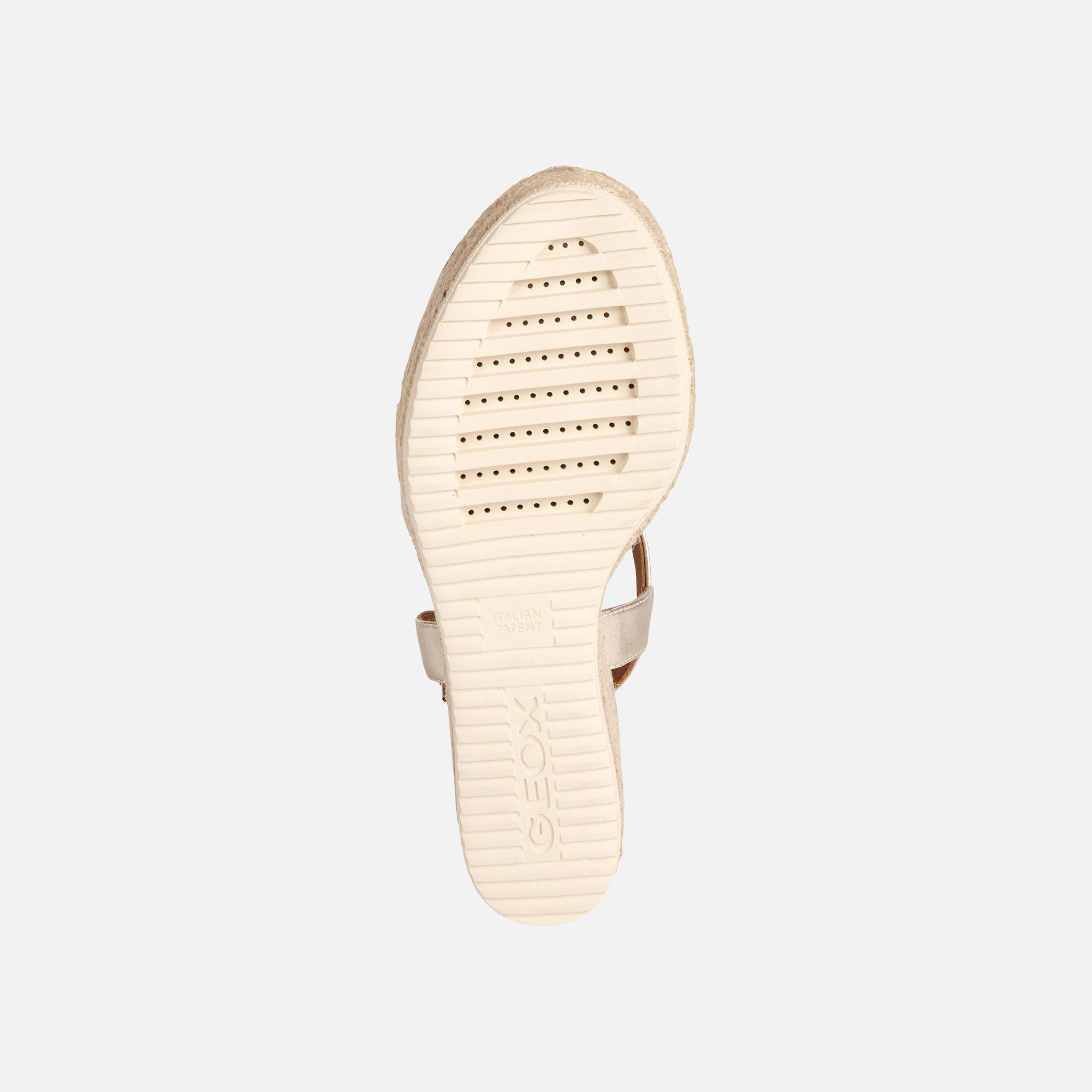 Gold women&#039;s sandals Geox Ponza - Women&#039;s