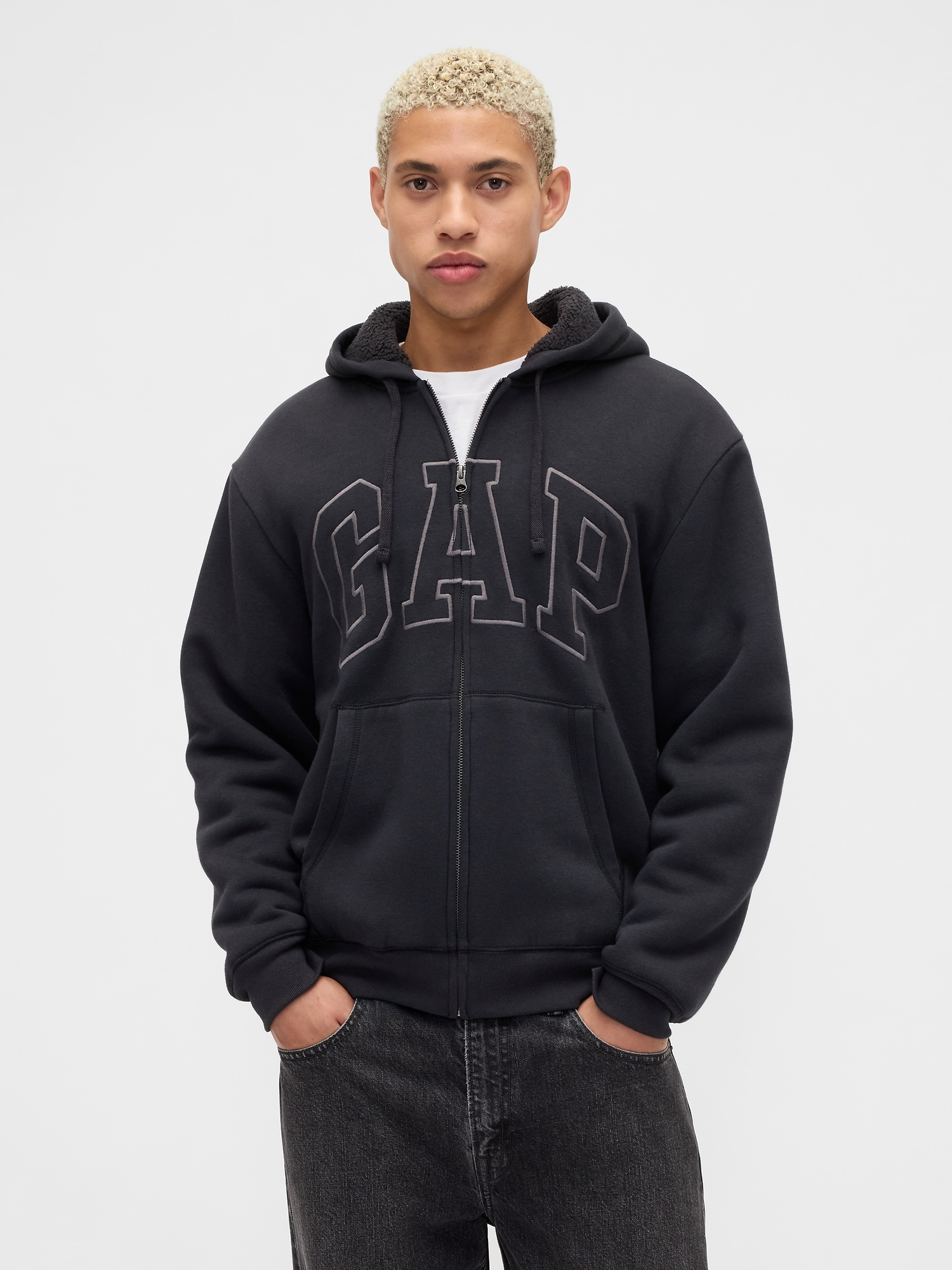 GAP Insulated Sweatshirt with Logo - Mens