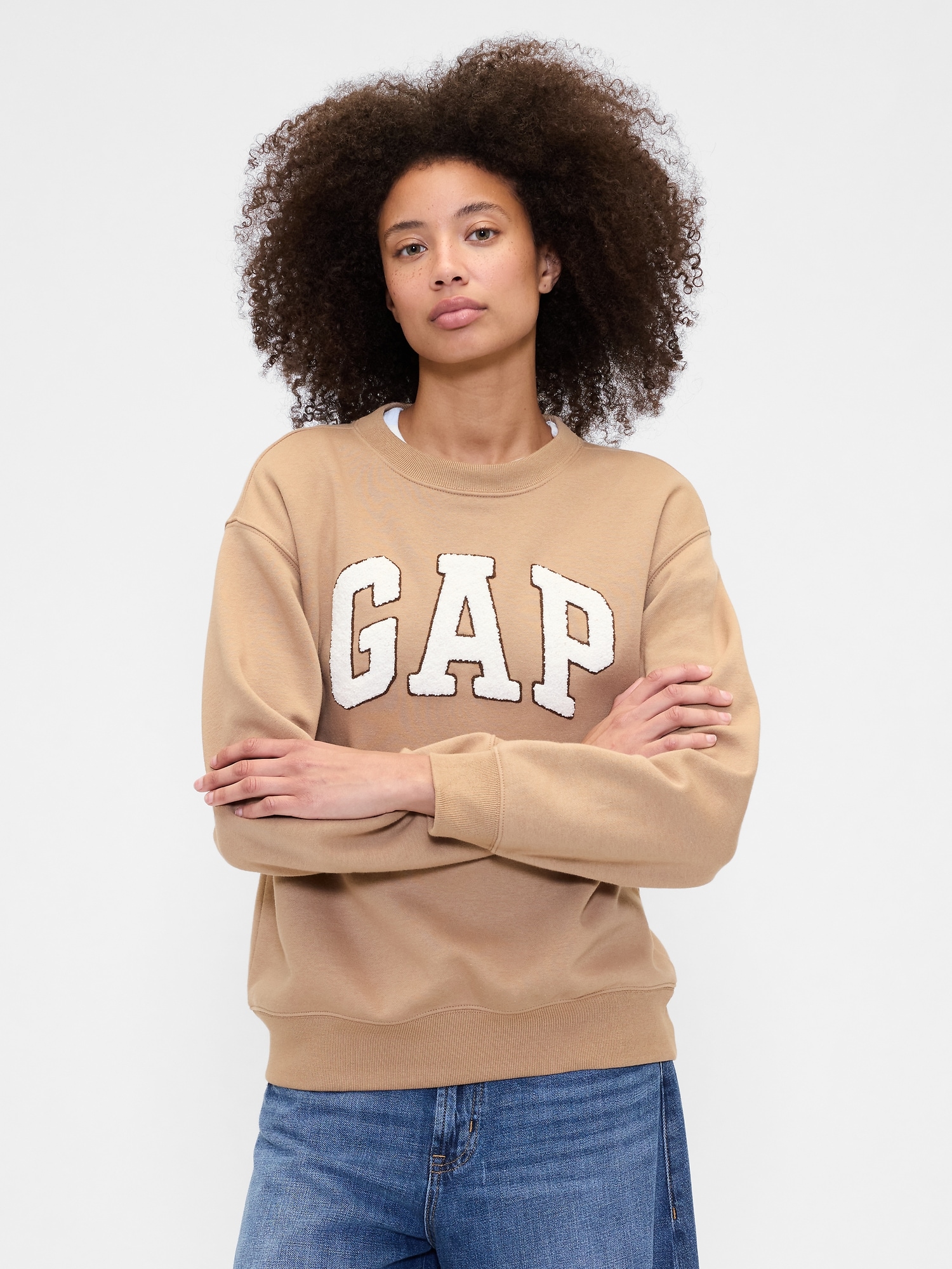 GAP Oversize Sweatshirt with Logo - Ladies