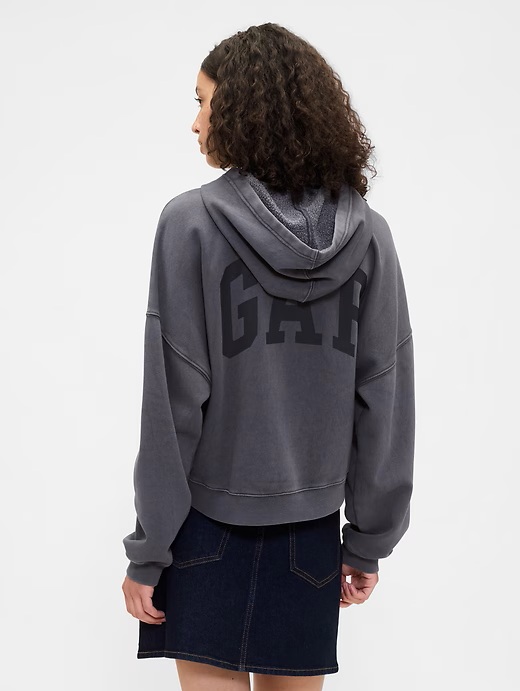 GAP Crop sweatshirt with logo - Women's