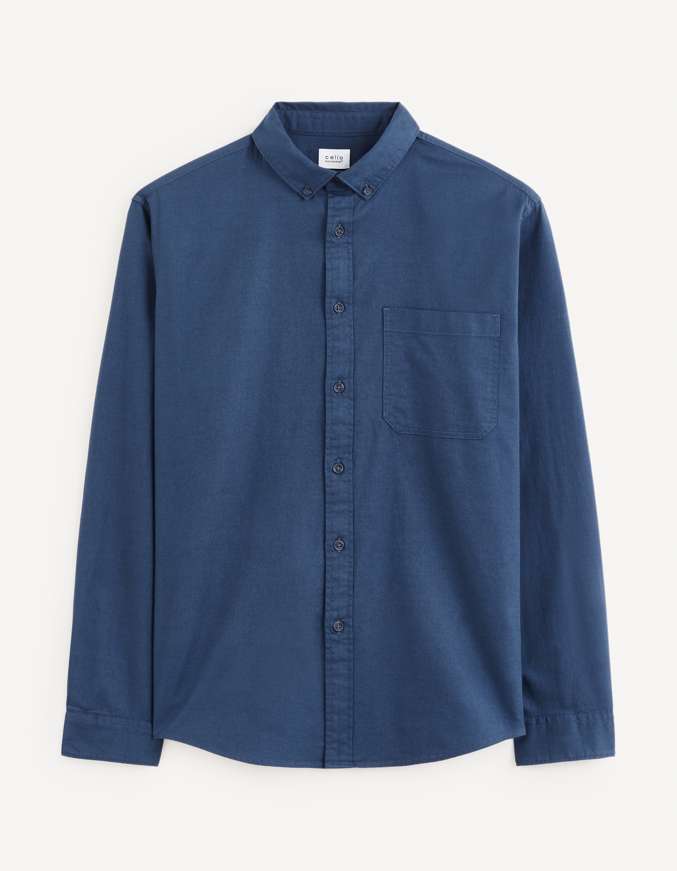 Camasi casual pentru barbati Celio - albastru inchis