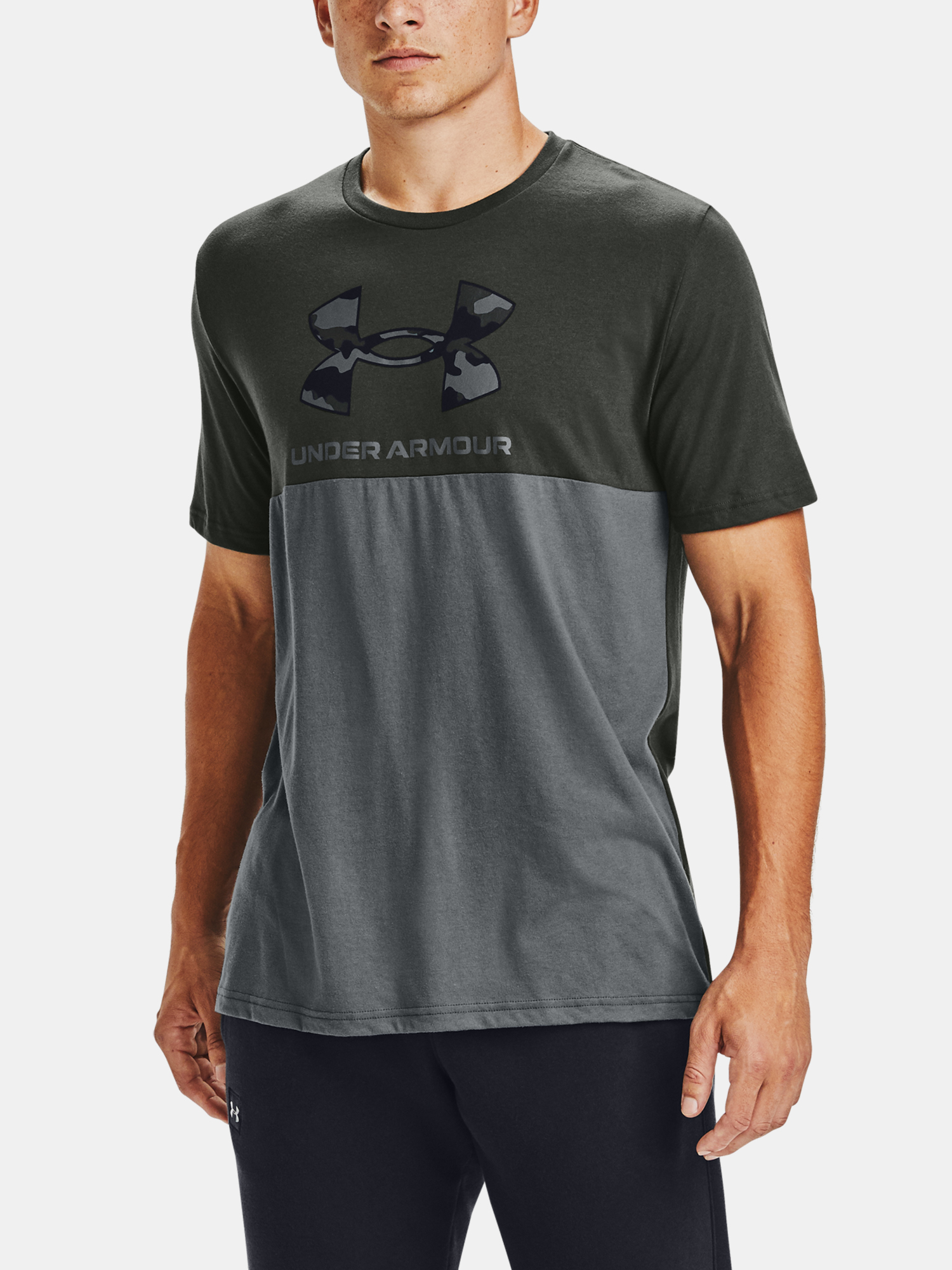 Under Armour T-shirt CAMO BIG LOGO SS - Men's
