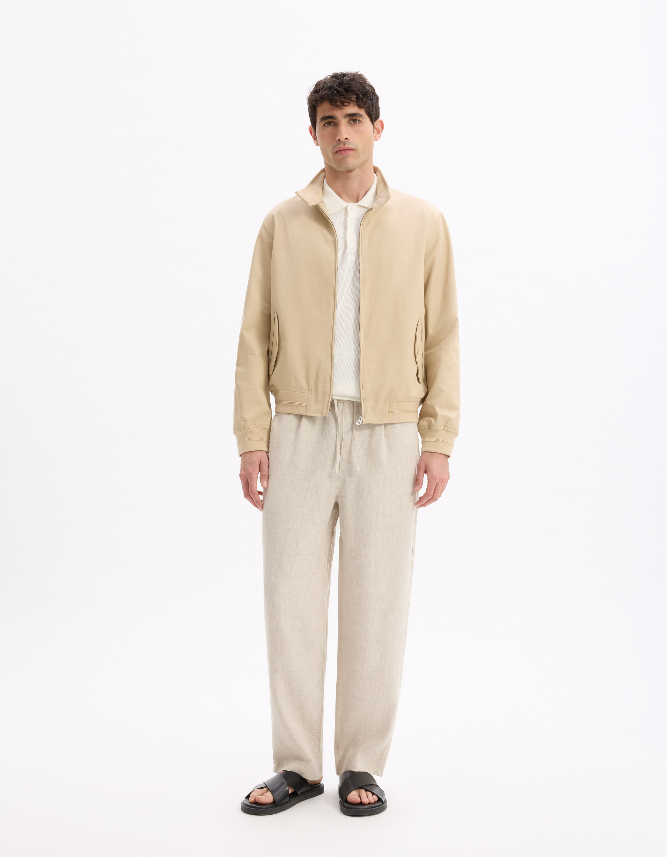 Celio Linen Trousers Lolinos - Men's