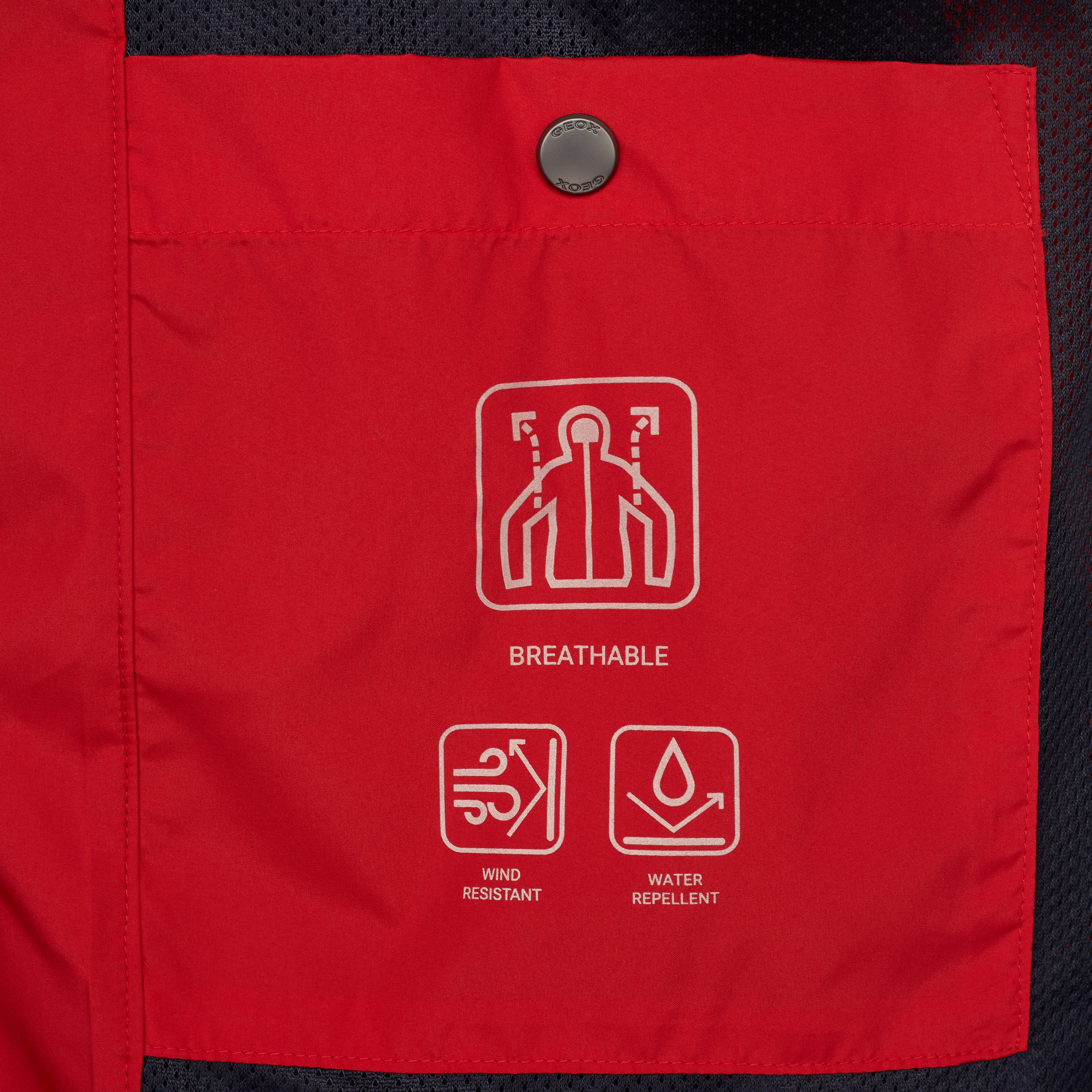 Red Men&#039;s Geox Jharrod Jacket - Men