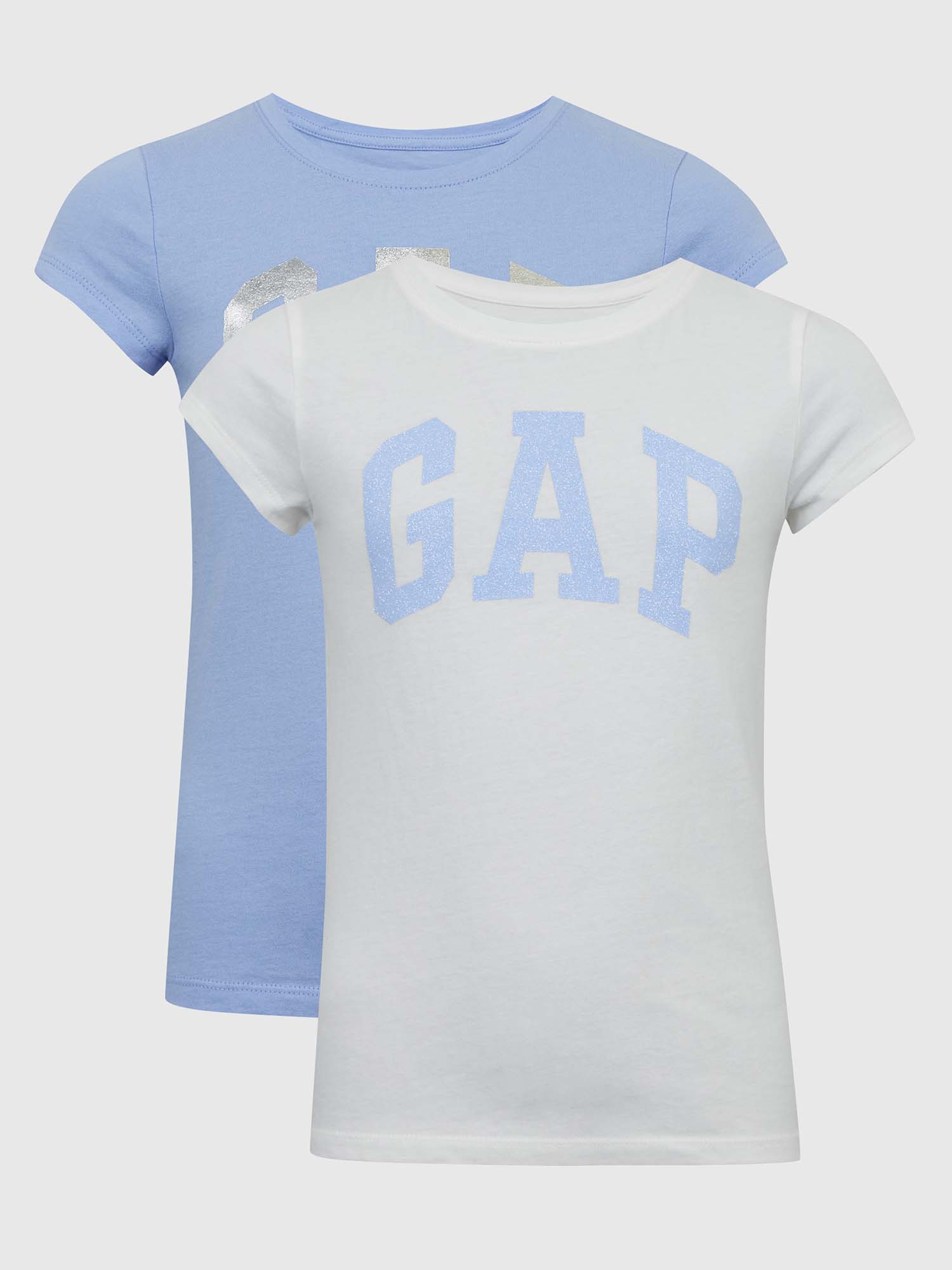 Levně Dětská tričká logo GAP, 2ks - Holky