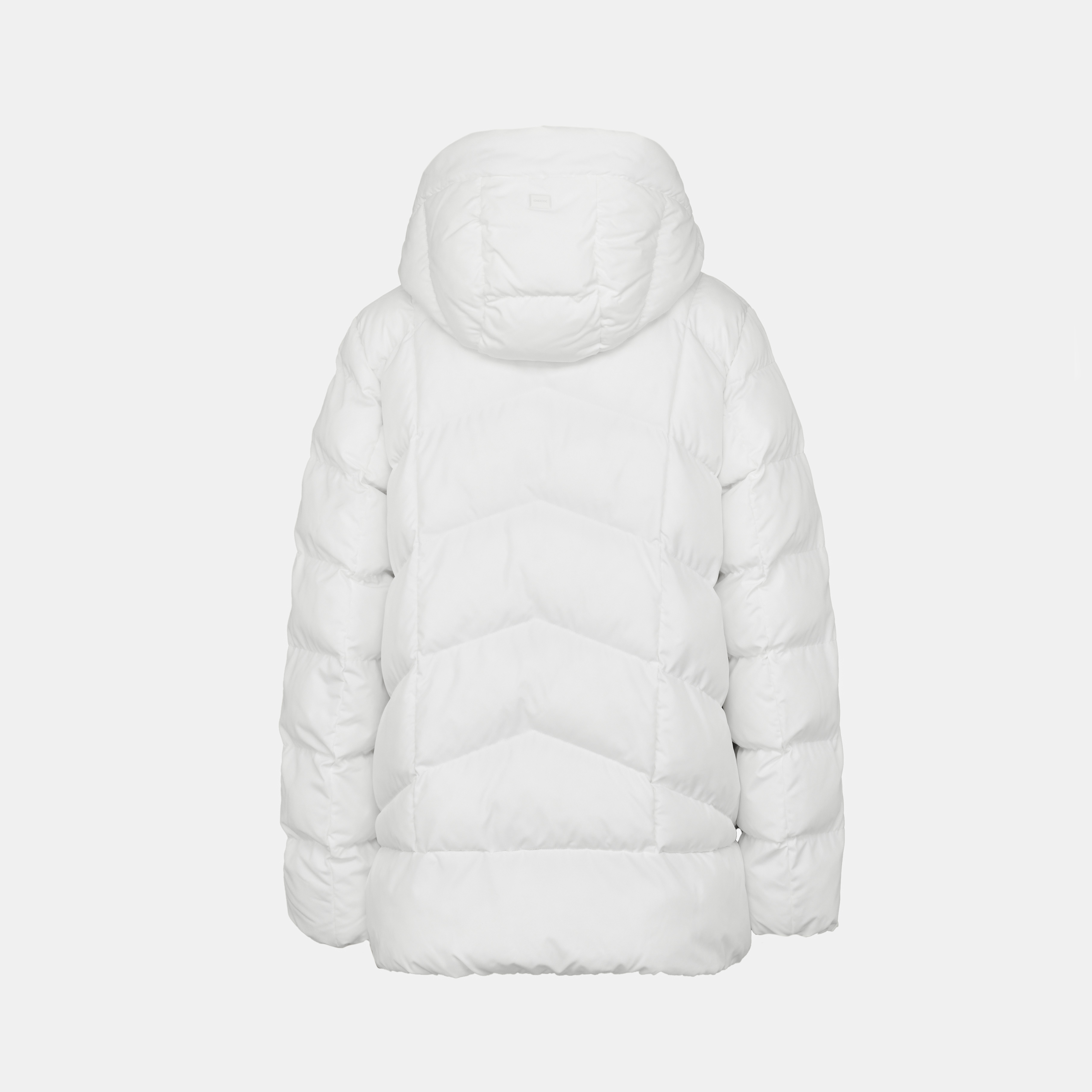 White Women's Quilted Jacket Geox Anylla - Women's
