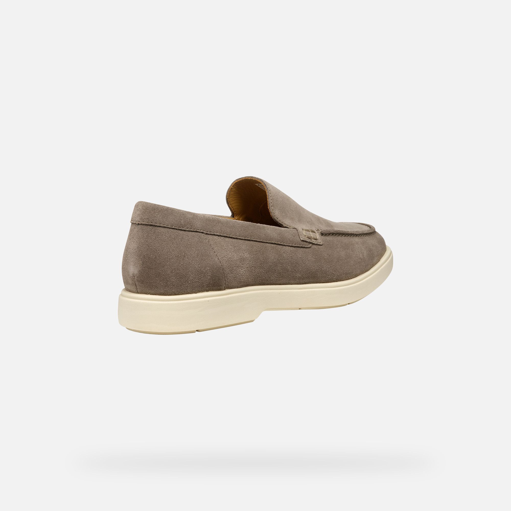 Light grey men's moccasins Geox Spherica EC17 - Men's