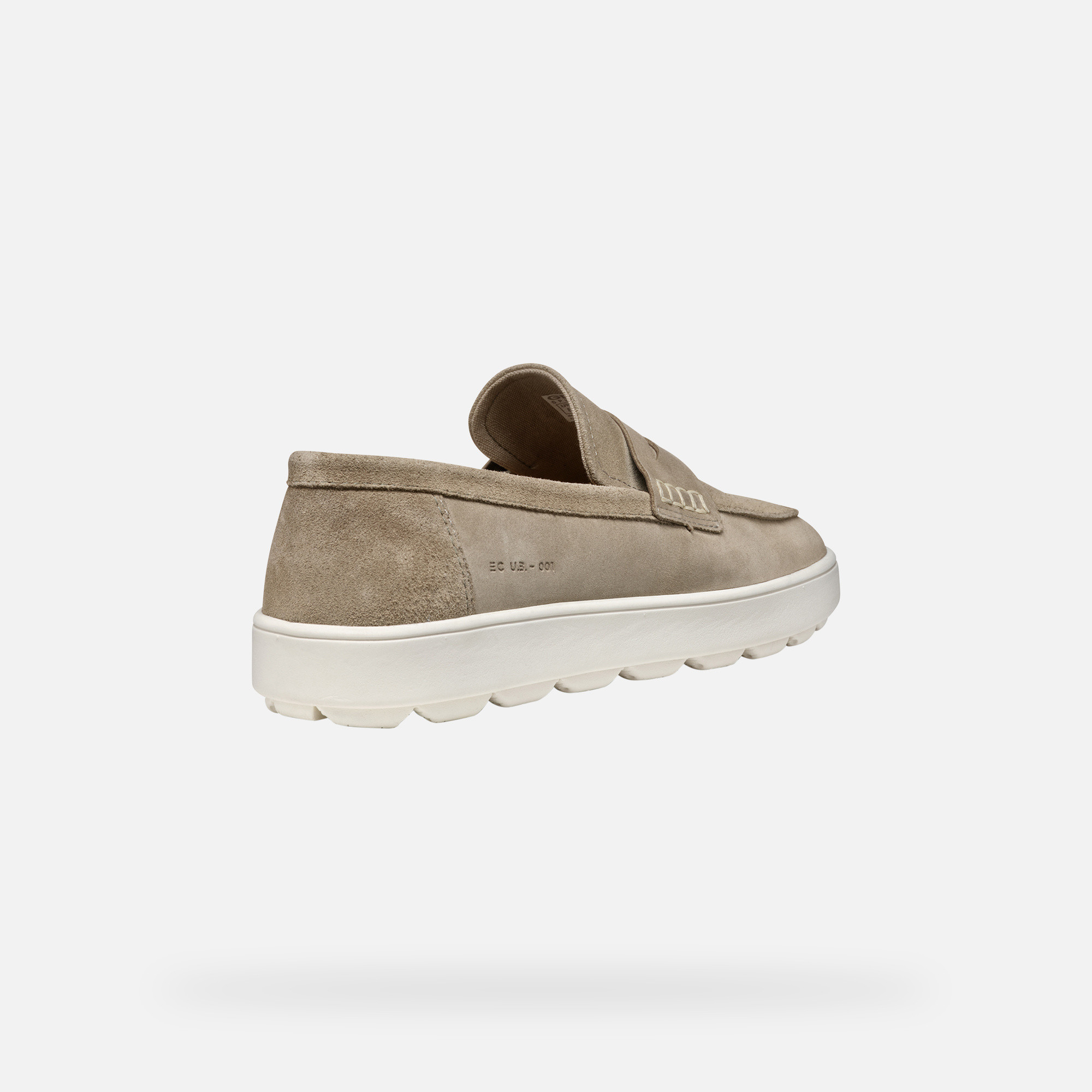 Beige men&#039;s moccasins Geox Spherica ECUB-1 - Men&#039;s