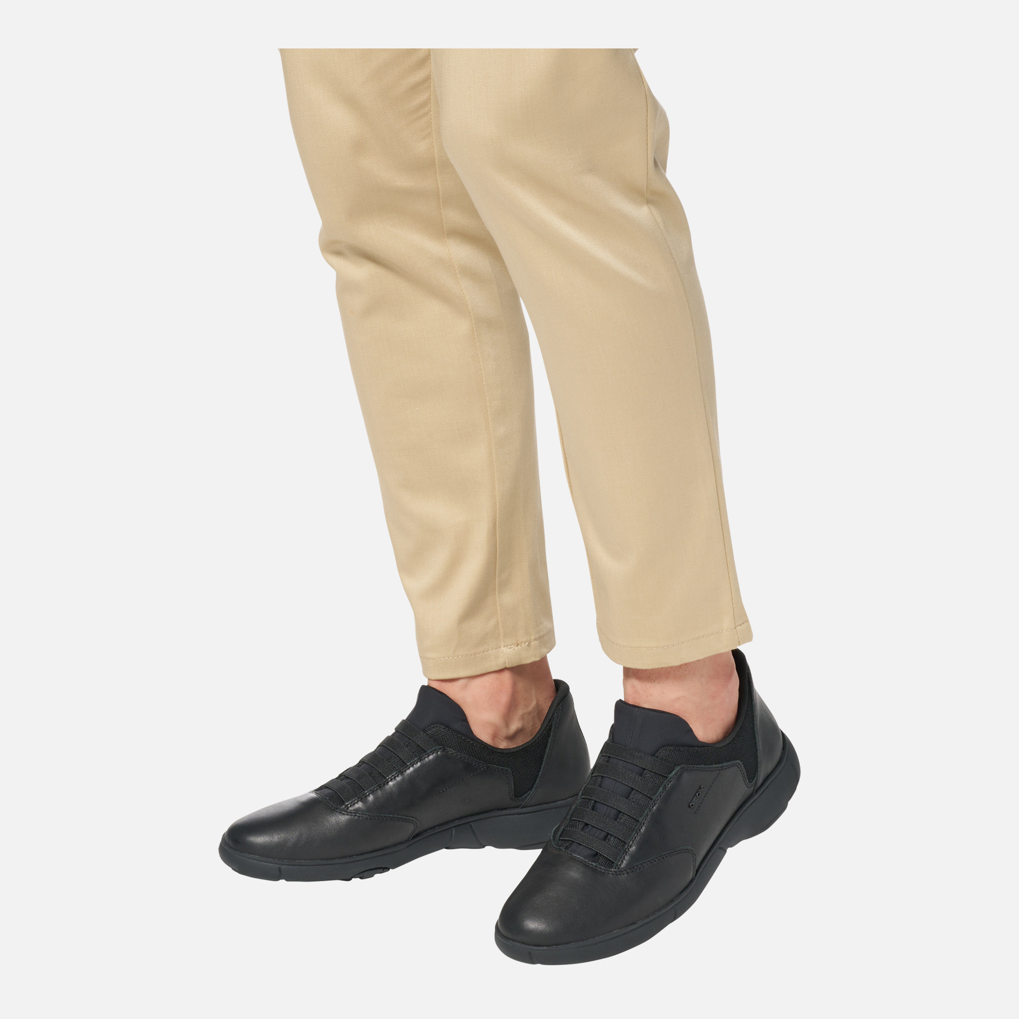 Teniși negri pentru bărbați Geox Nebula 2.0