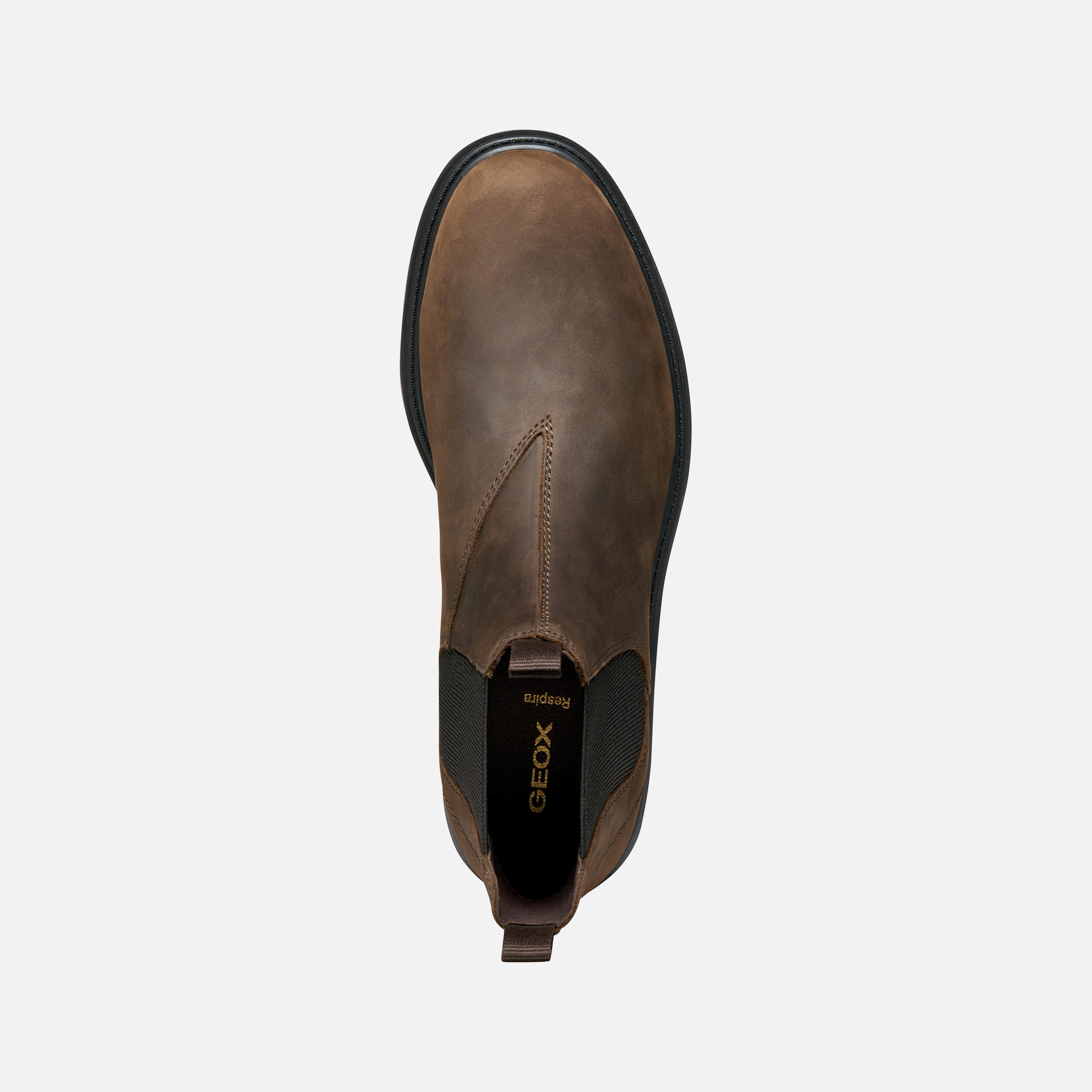 Dark brown men&#039;s ankle boots Geox Spherica EC7 - Men&#039;s