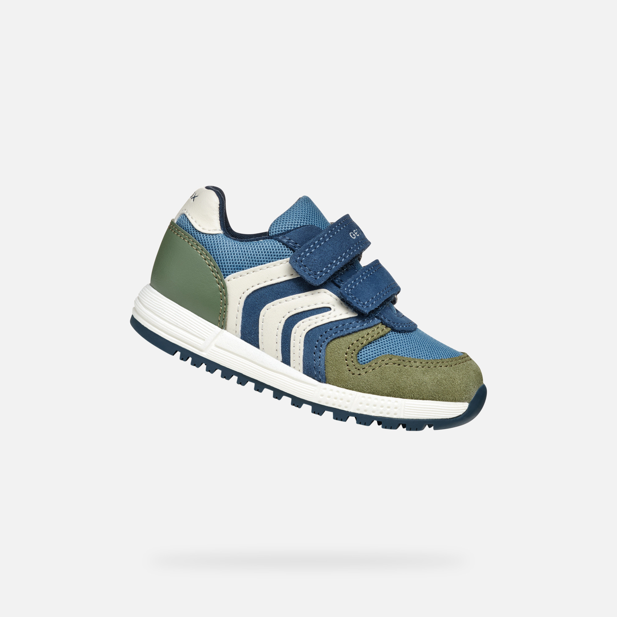 Light green boys sneakers Geox Alben - Boys