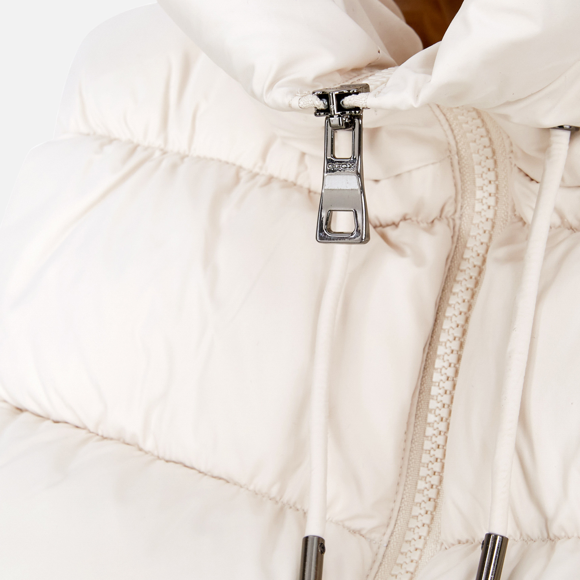 Guler izolat alb pentru femei Geox Narcisia