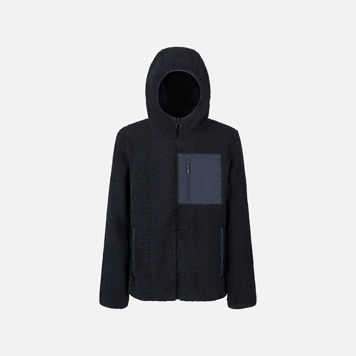 Hanorac albastru închis pentru bărbați Geox