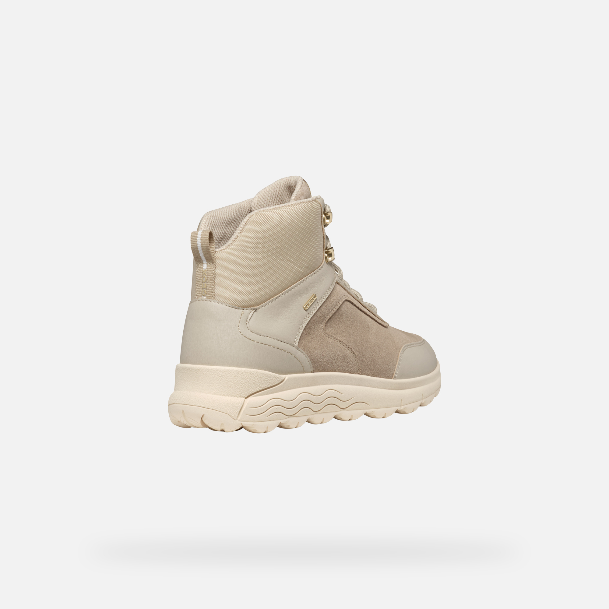 Beige Geox Spherica 4x4 B Abx Women's Ankle Boots - Ladies