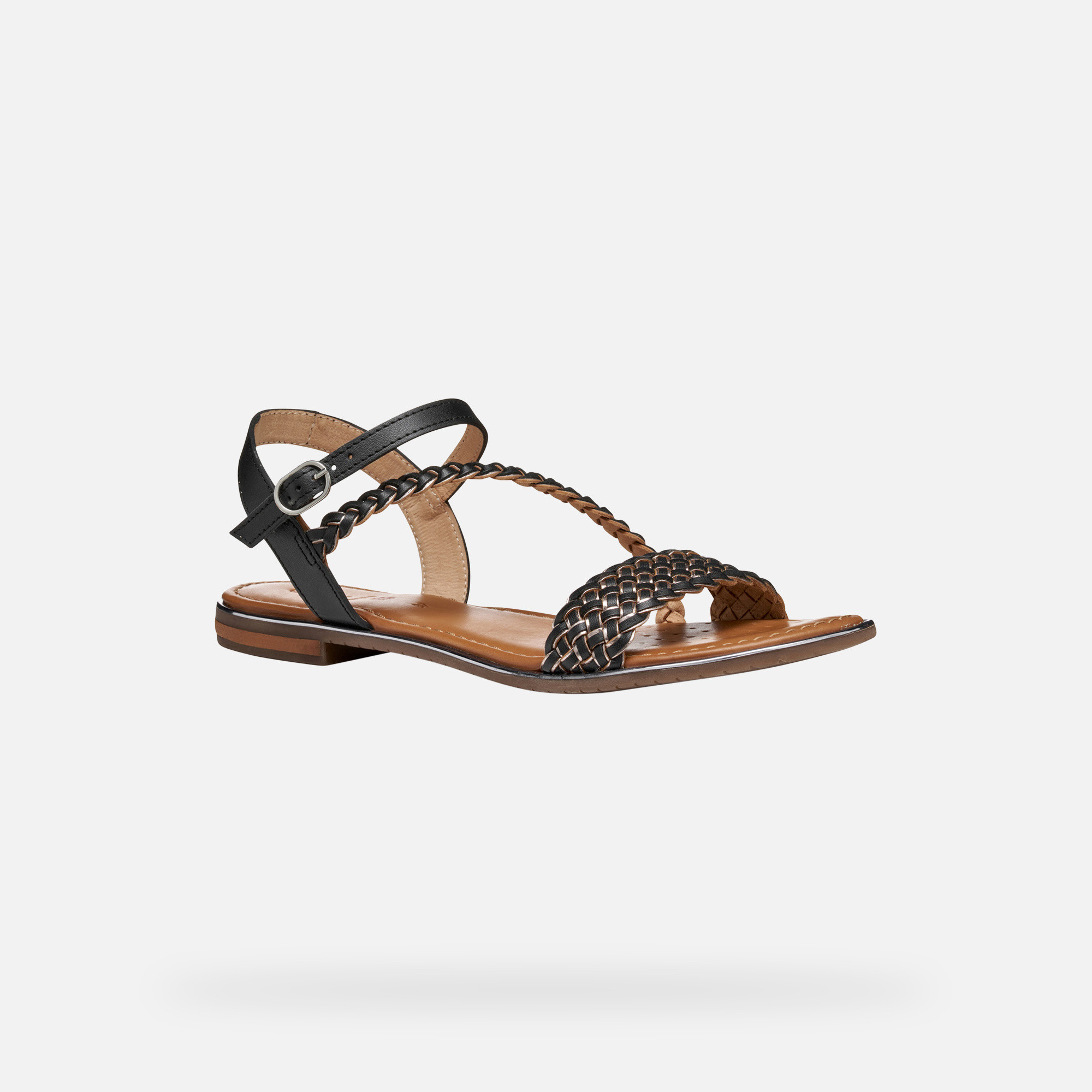 Black women&#039;s sandals Geox Sozy Plus - Women&#039;s