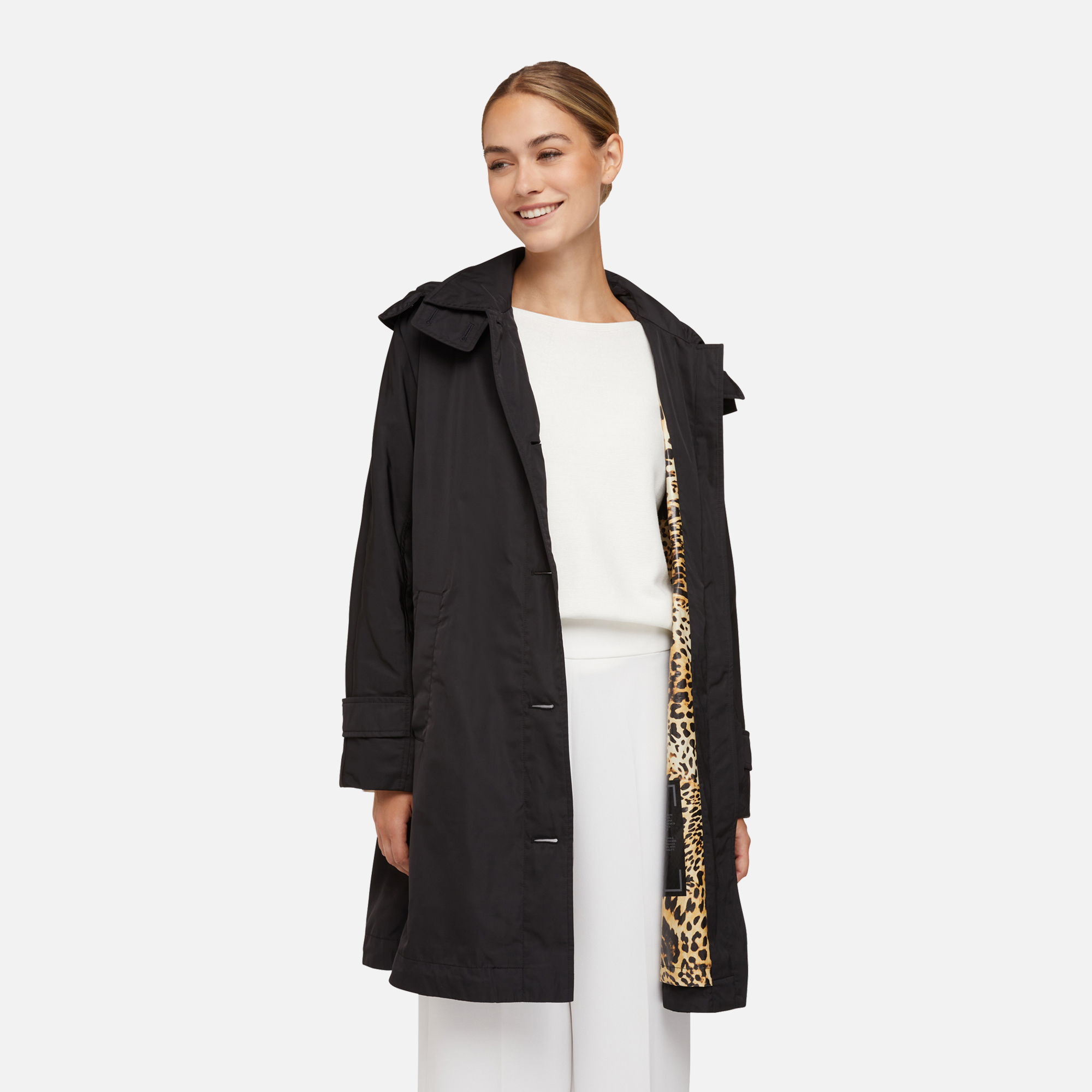 Black women's parka Geox Diamond - Women's
