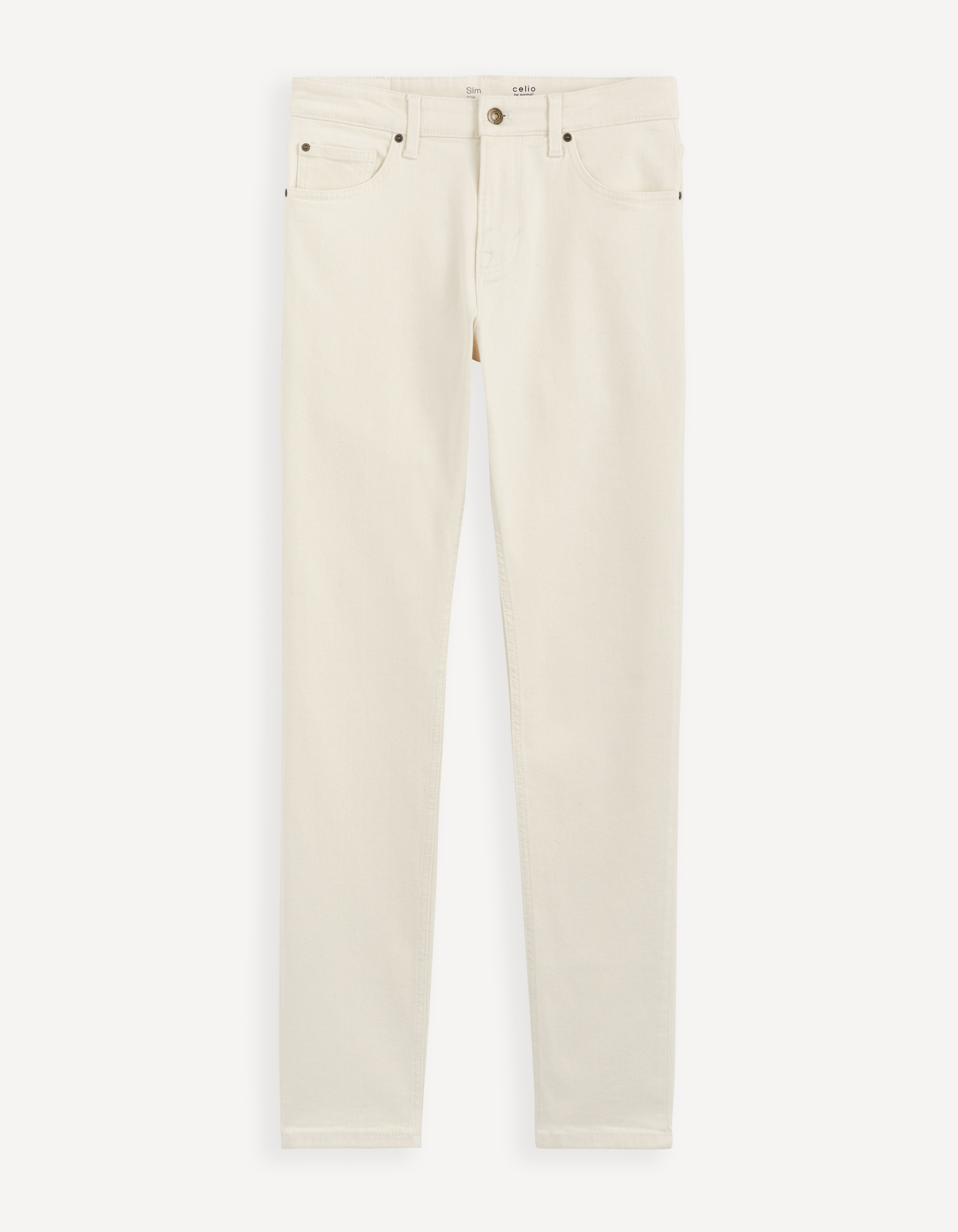Slim fit pentru barbati Celio - crem