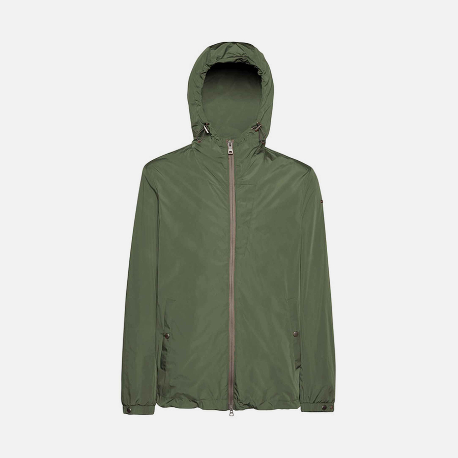 Khaki pánská bunda Geox Leitan - Pánské