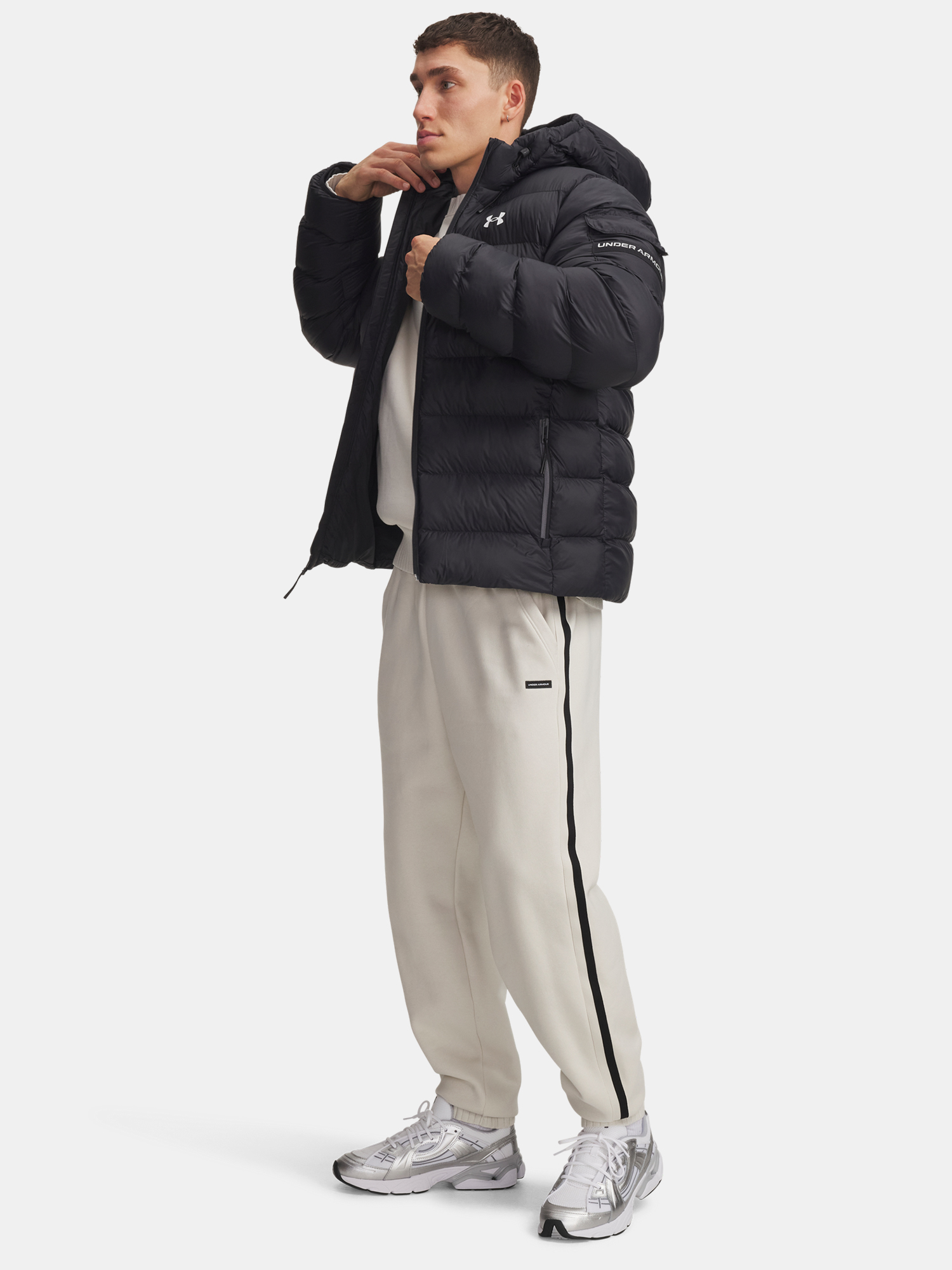 Men&#039;s Under Armour UA Sportswear Puff Jacket Jkt-BLK - Mens