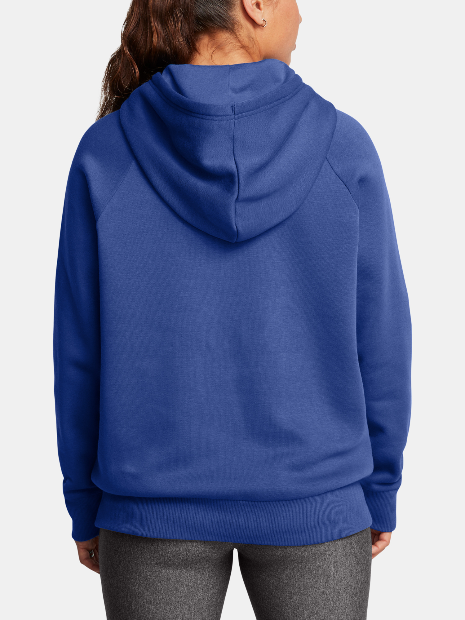 Women&#039;s sweatshirt Under Armour Rival Fleece Wordmark Hoodie-BLU - Women&#039;s