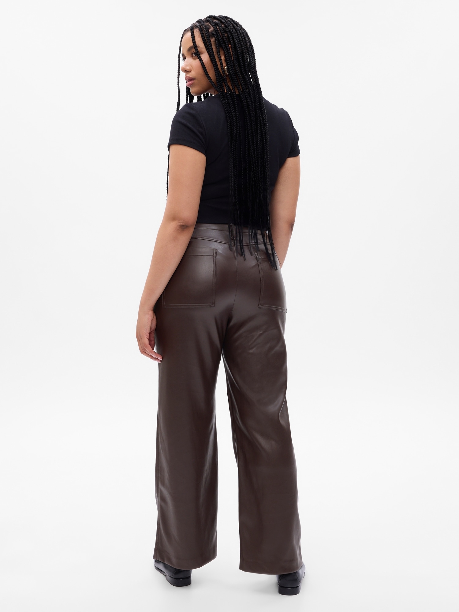 Pantaloni chino pentru femei GAP - maro