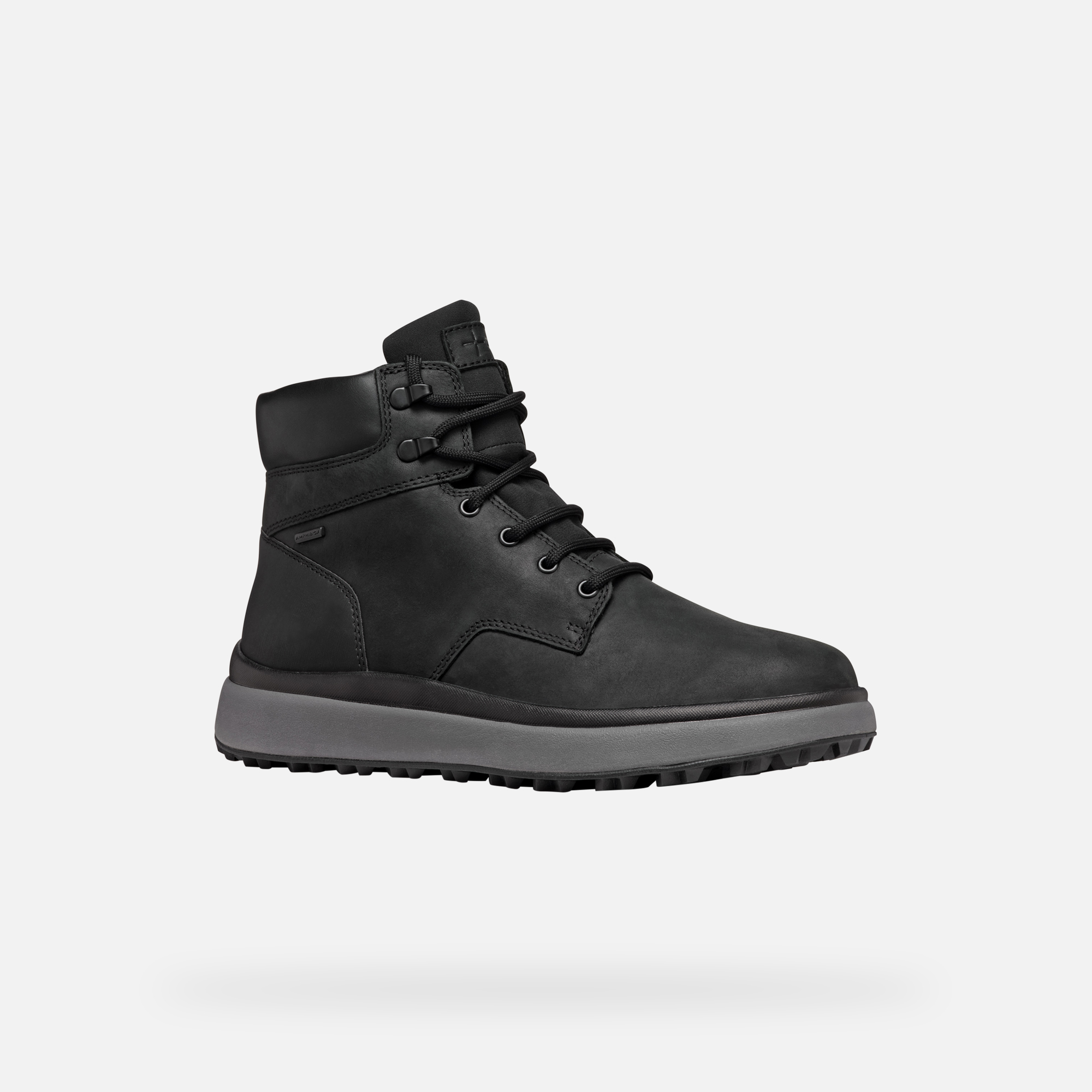 Black men&#039;s ankle shoes Geox Granito + Grip B A - Men&#039;s