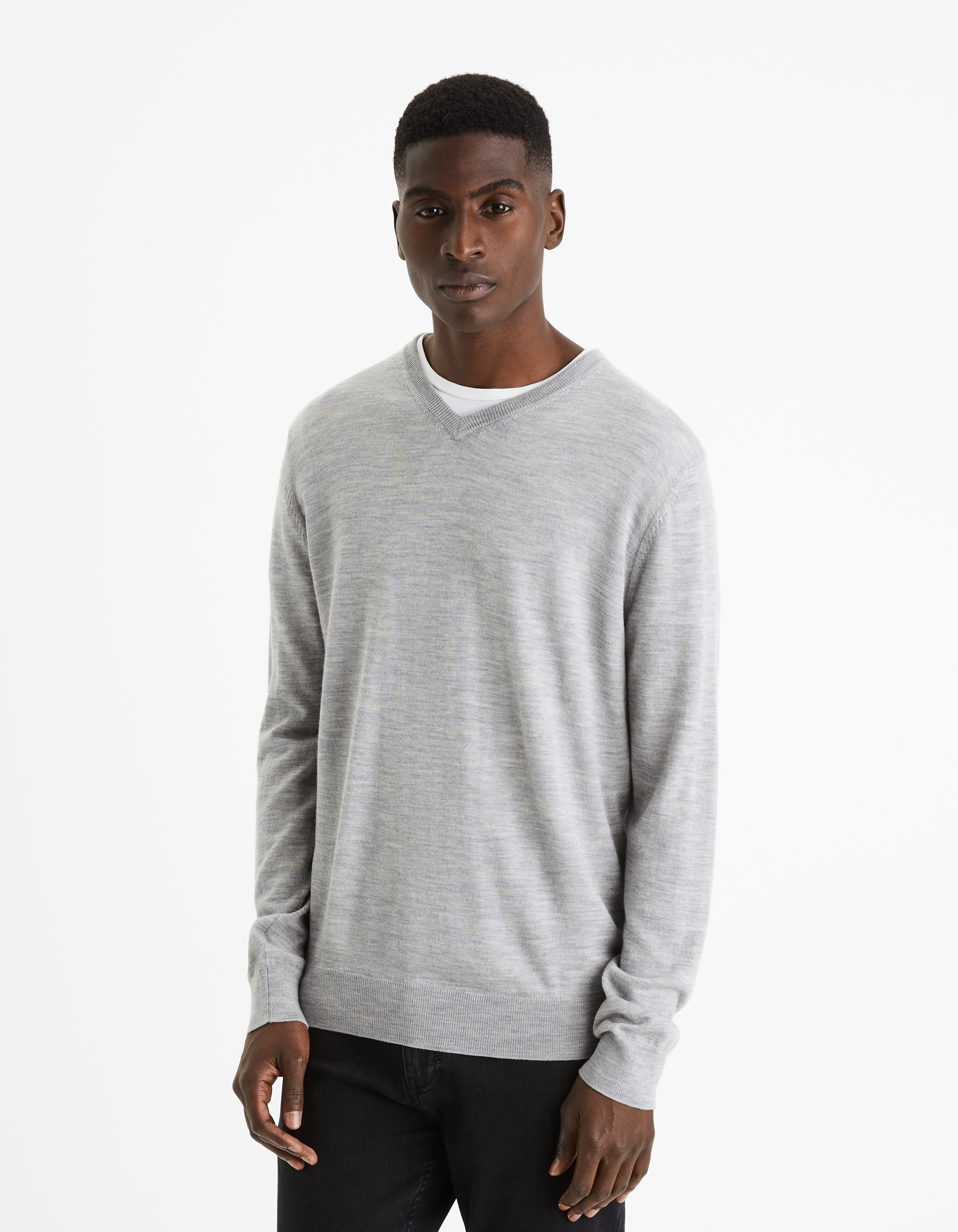 Celio Wool Sweater Semeriv - Men's