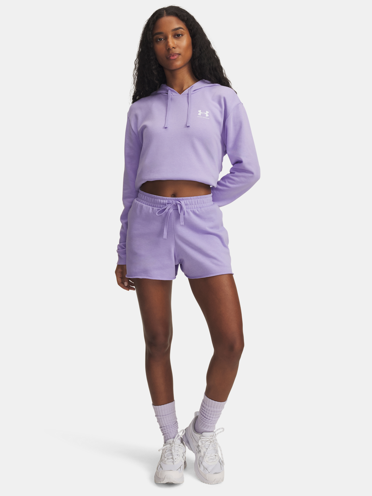 Pantaloni de trening mov Under Armour