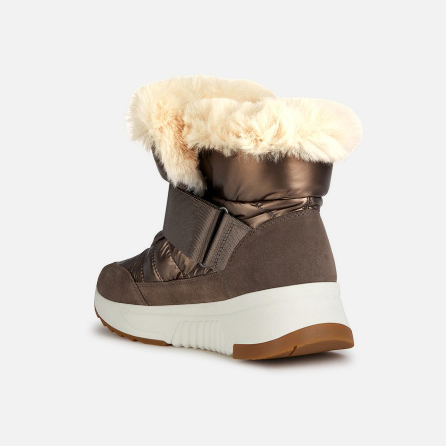 Brown women's ankle boots Geox Falena B ABX - Women's