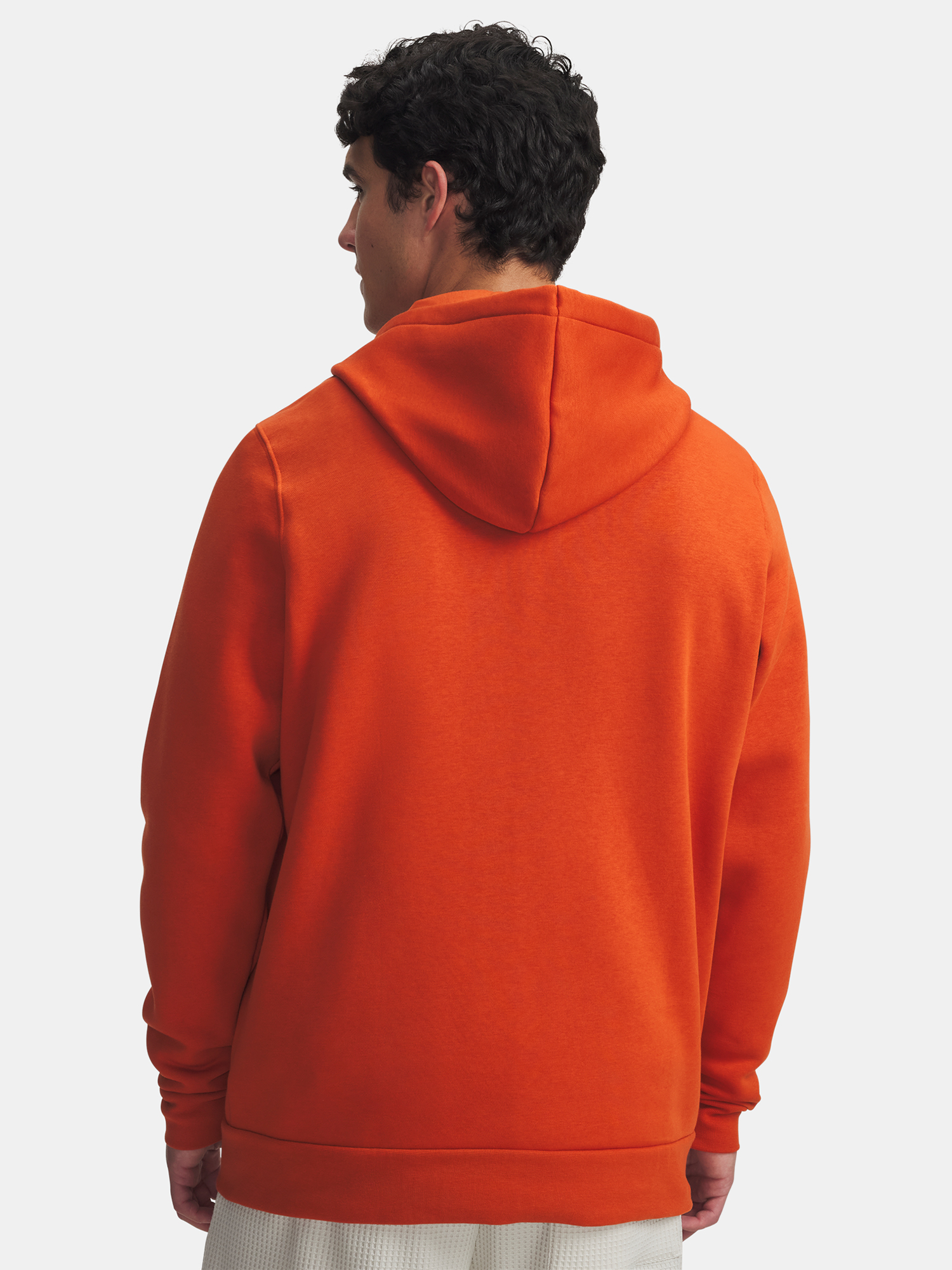Men's Under Armour UA Icon Fleece FZ Hood-ORG - Men's Sweatshirt