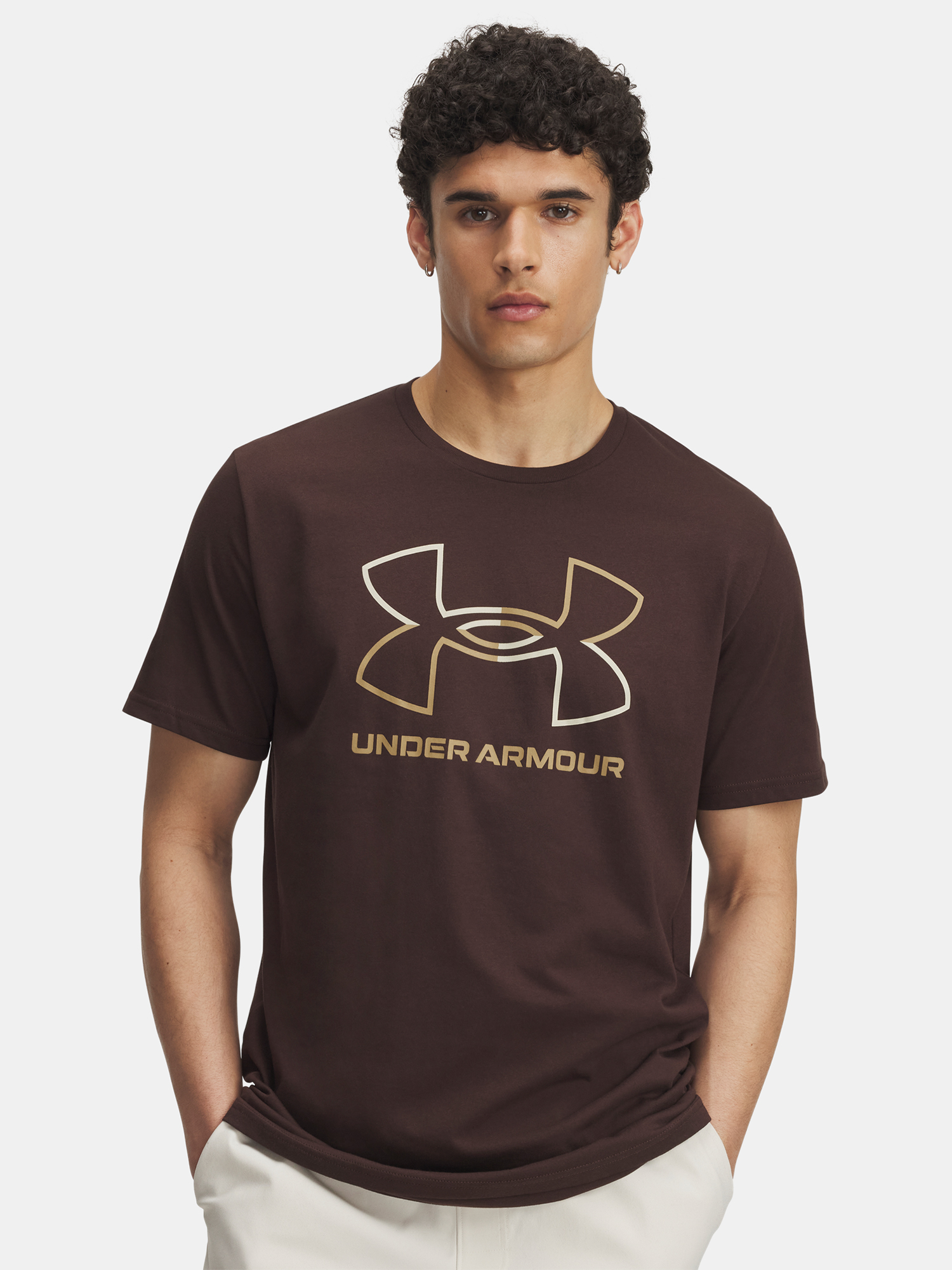 Men's Under Armour UA GL FOUNDATION UPDATE SS-BRN - Men's T-Shirt