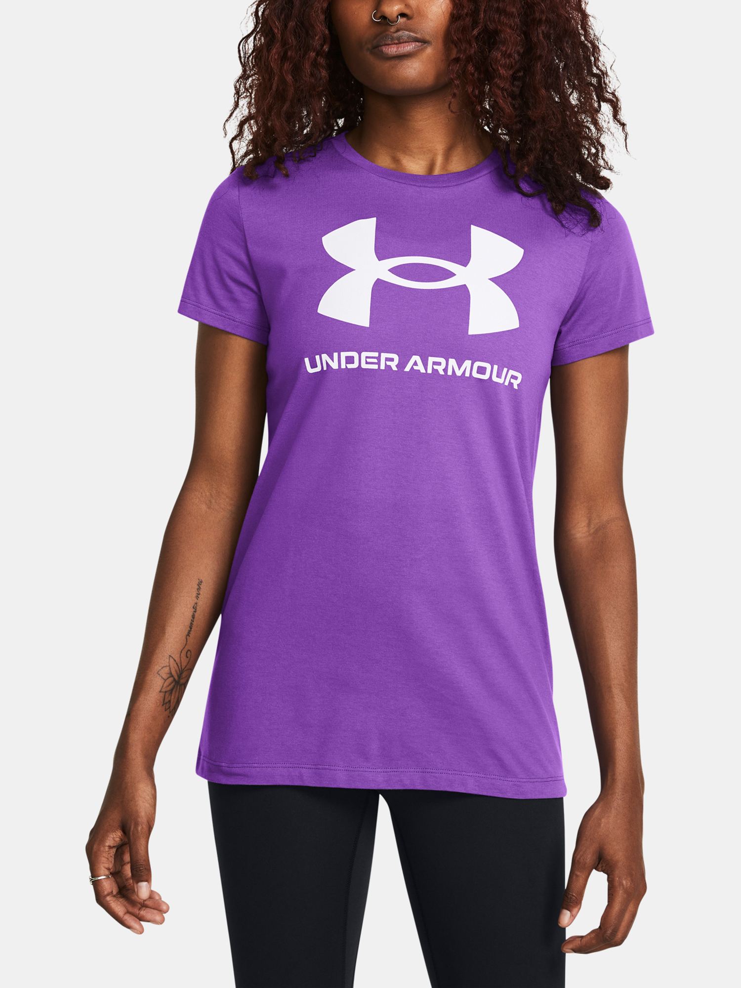 Women's T-shirt Under Armour UA Rival Logo SS-PPL - Women's