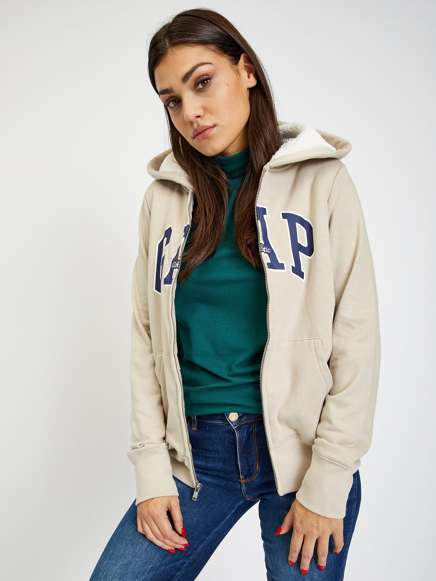 Insulated Sweatshirt With GAP Logo - Women