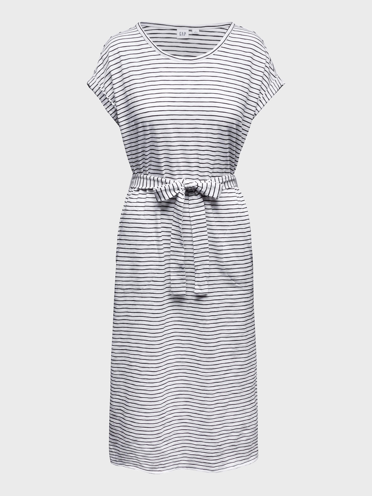 GAP Dress Short Sleeve Tie Waist Dress - Women's