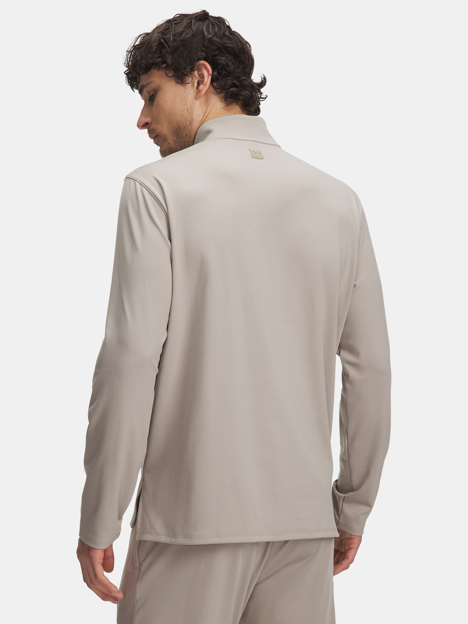 Men's T-shirt Under Armour UA Meridian 1/4 Zip-BRN - Men's