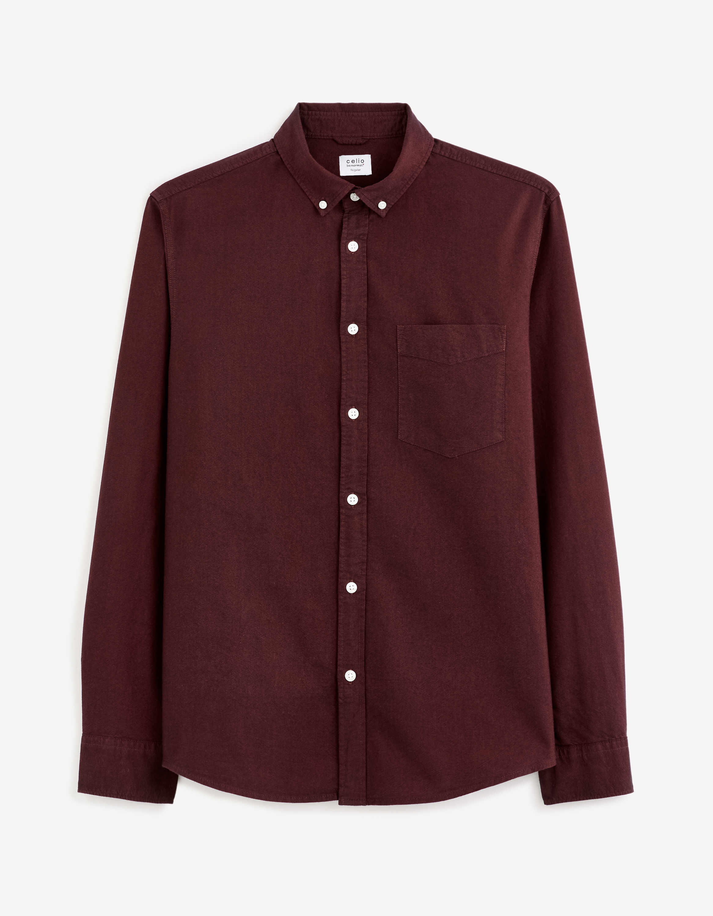 Camasi casual pentru barbati Celio - bordo