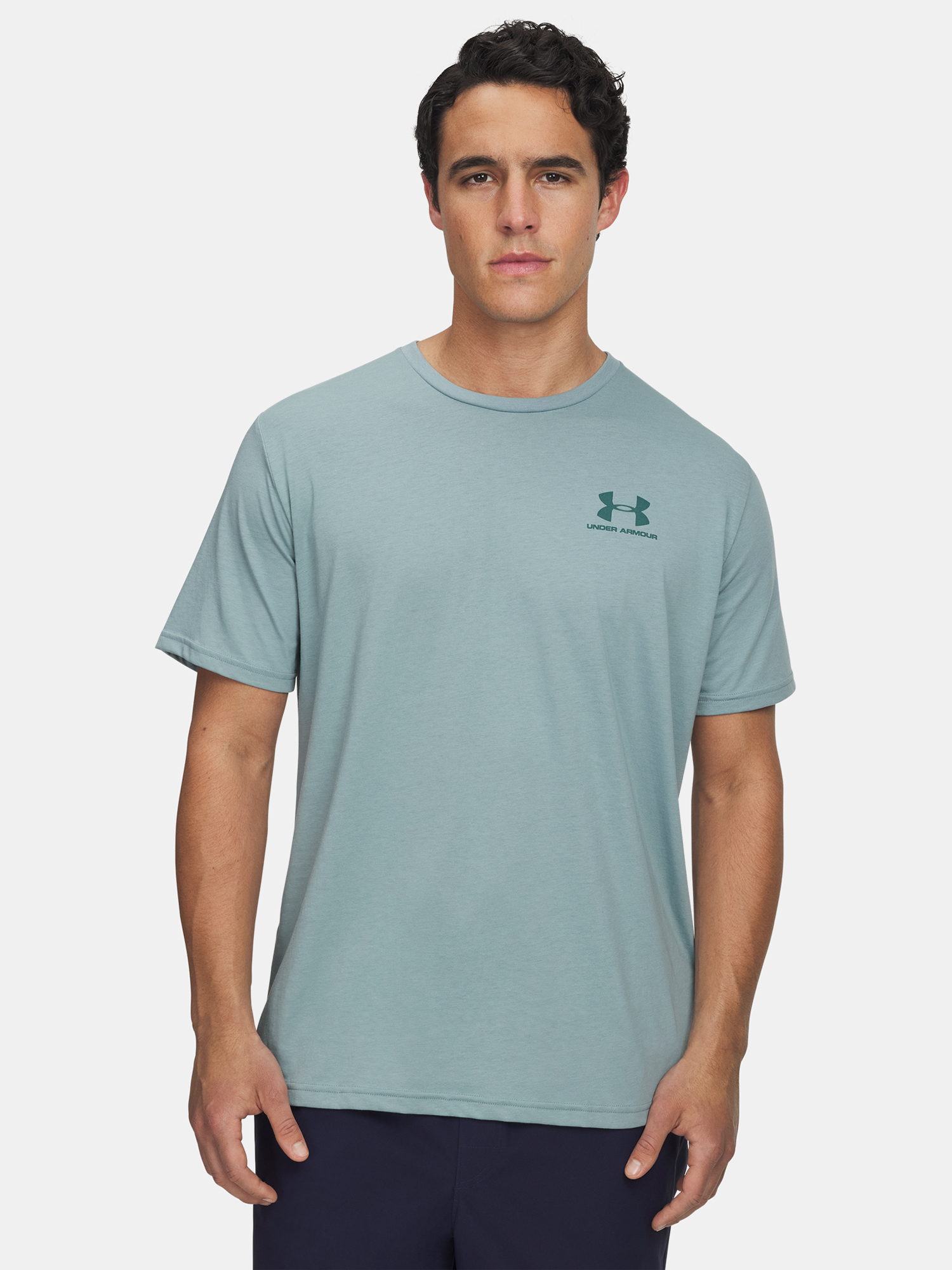 Men's Under Armour UA M SPORTSTYLE LC SS-GRN - Men's T-Shirt
