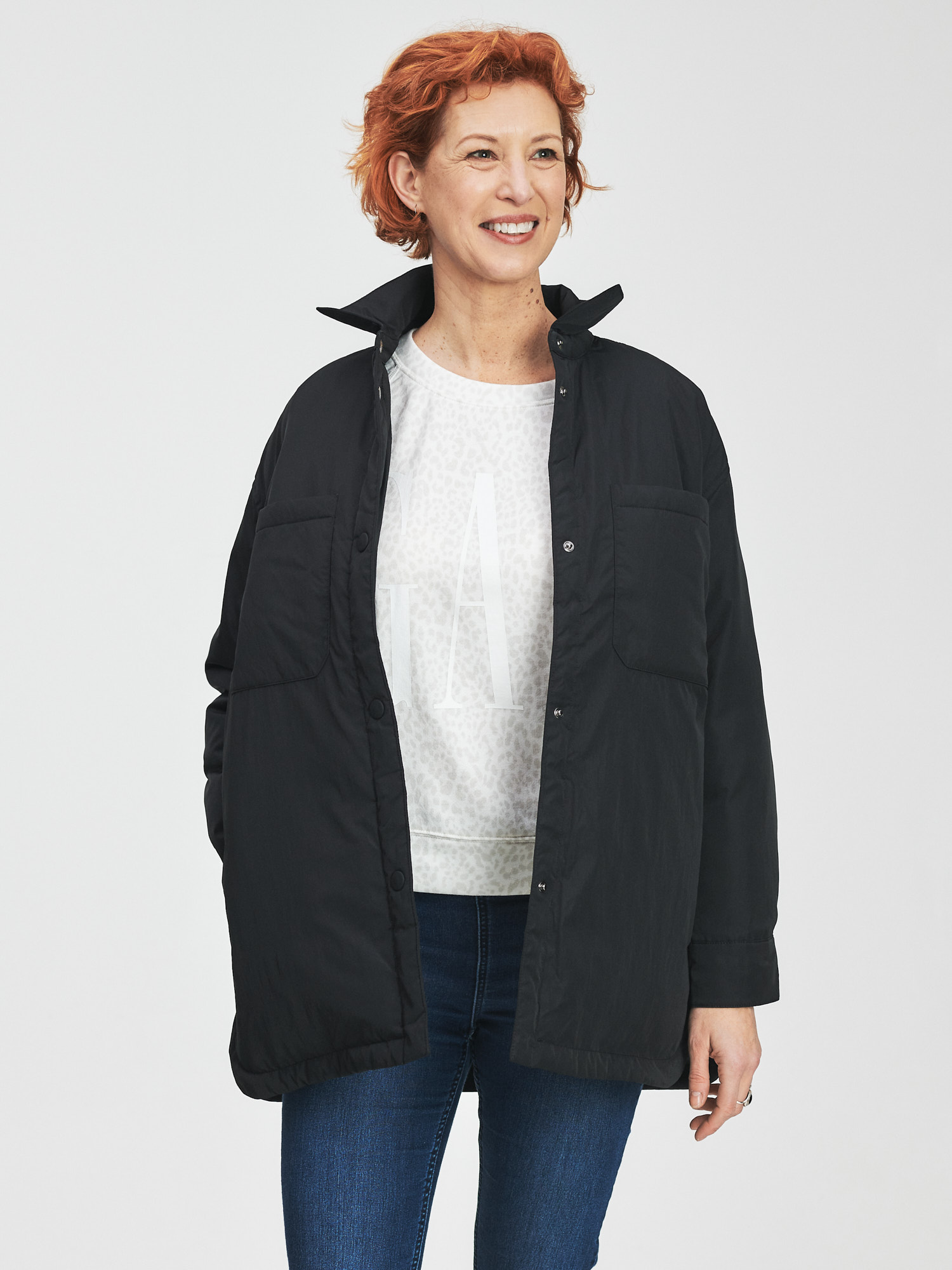 GAP Insulated Shirt Jacket - Women