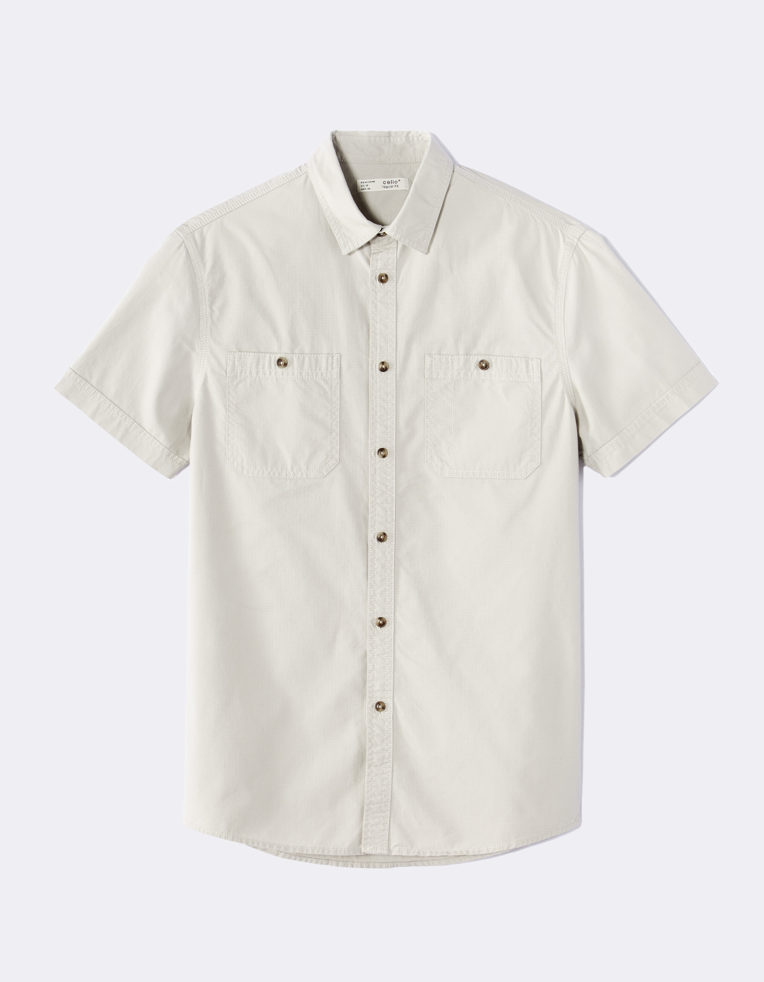 Levně Celio Bavlněná košile Garibs - Pánské