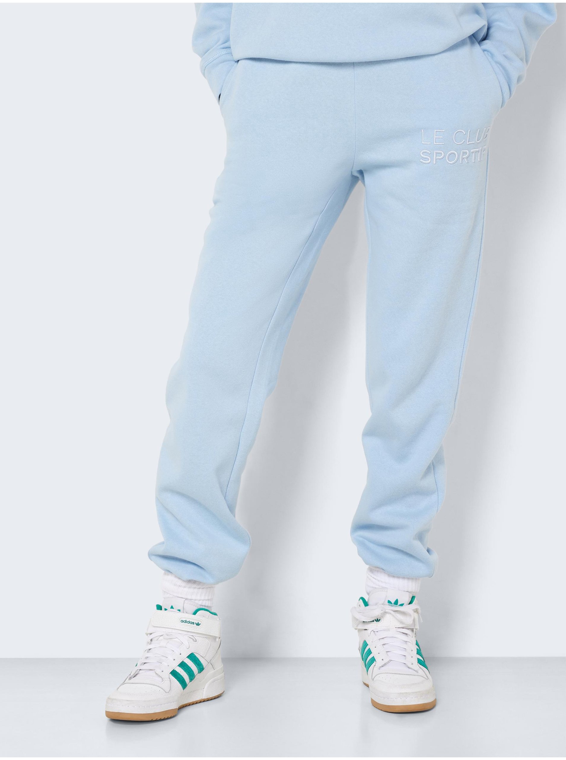 Light blue women's sweatpants Noisy May Alden - Women