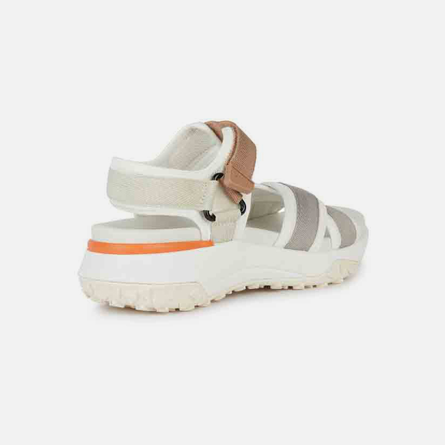 Grey women&#039;s sandals Geox Sorapis + Grip A - Women&#039;s