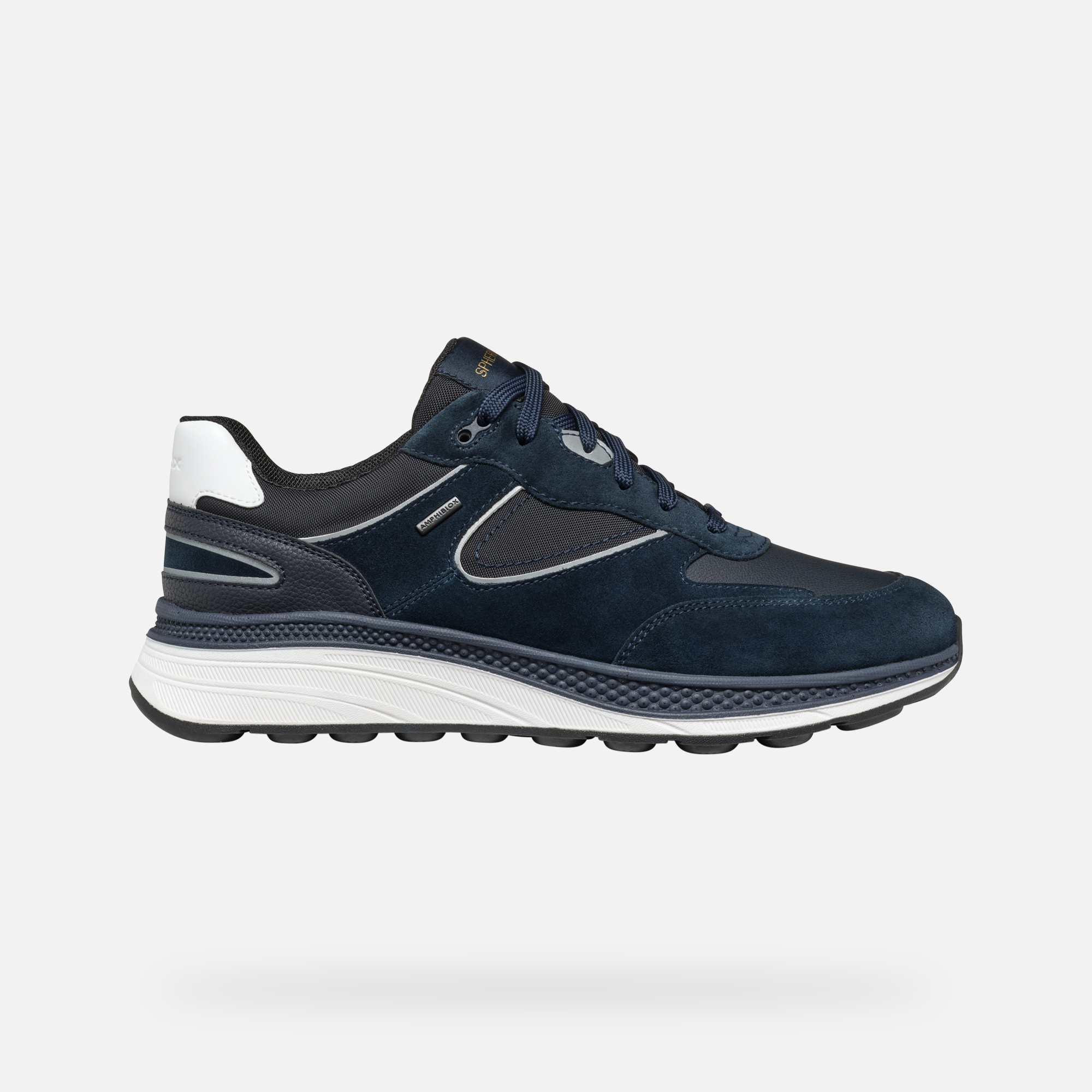 Dark blue men's sneakers Geox Spherica Actif X1 - Men's